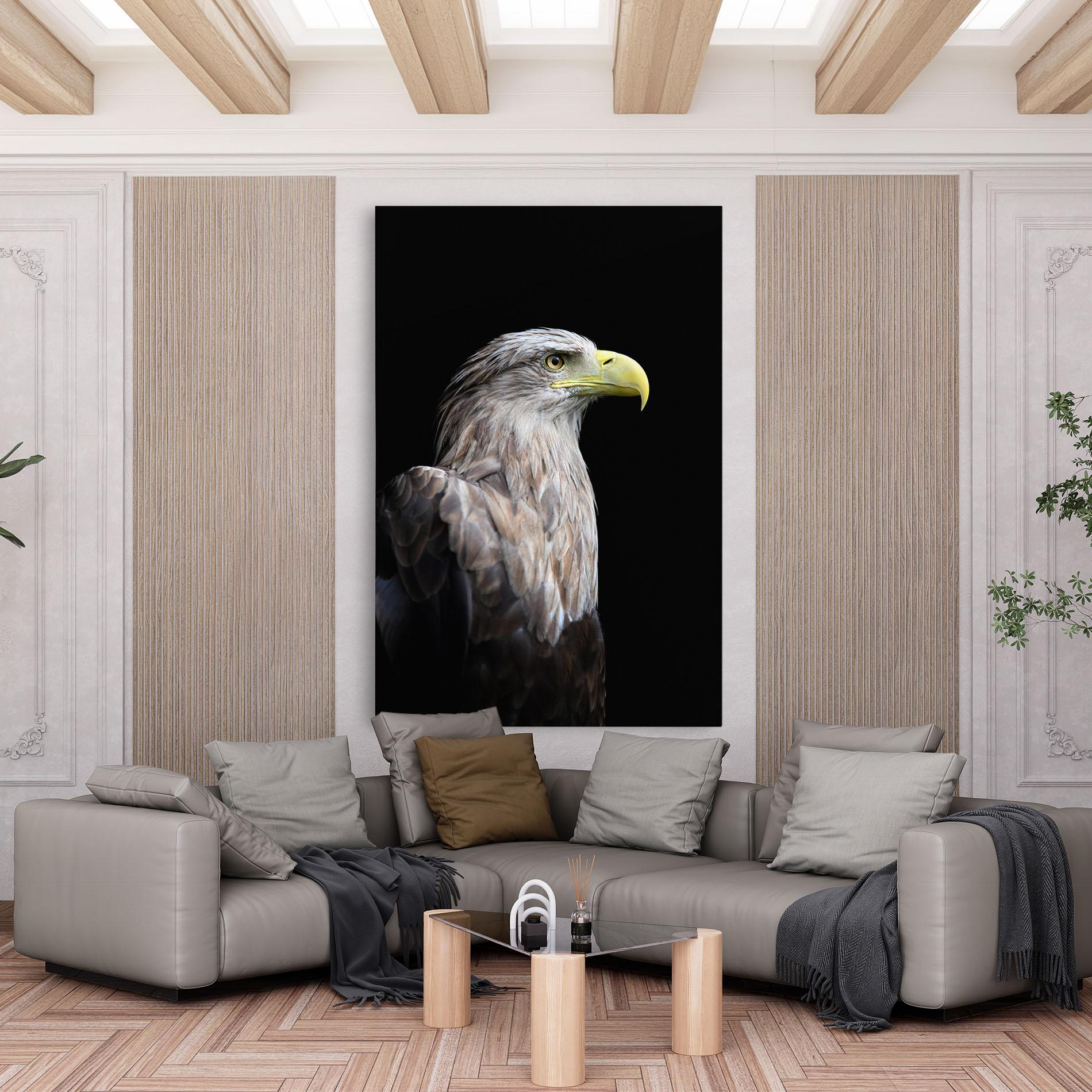 Картина на платно Close Up Eagle mockup 6