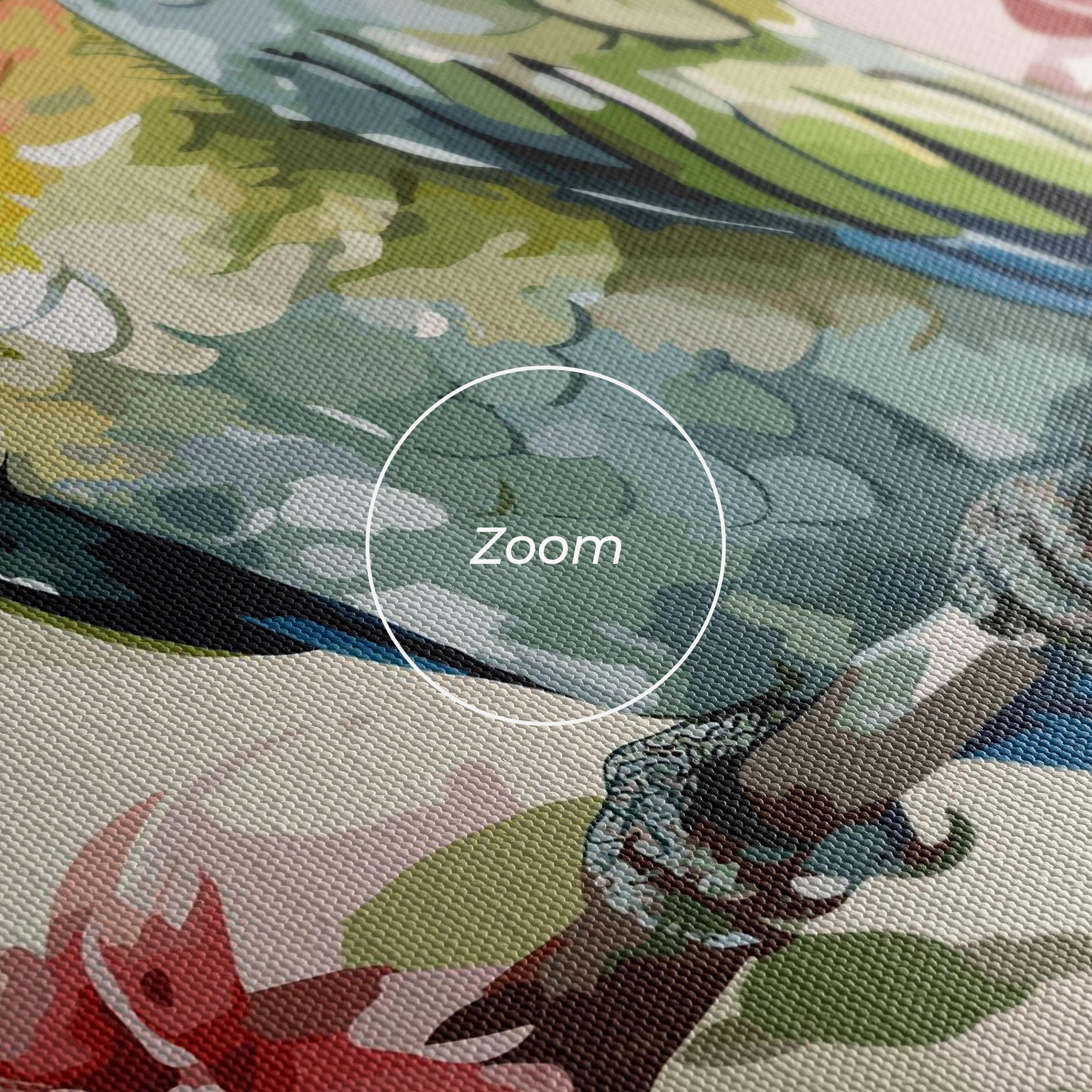 Картина на платно Beautiful Parrot mockup 3