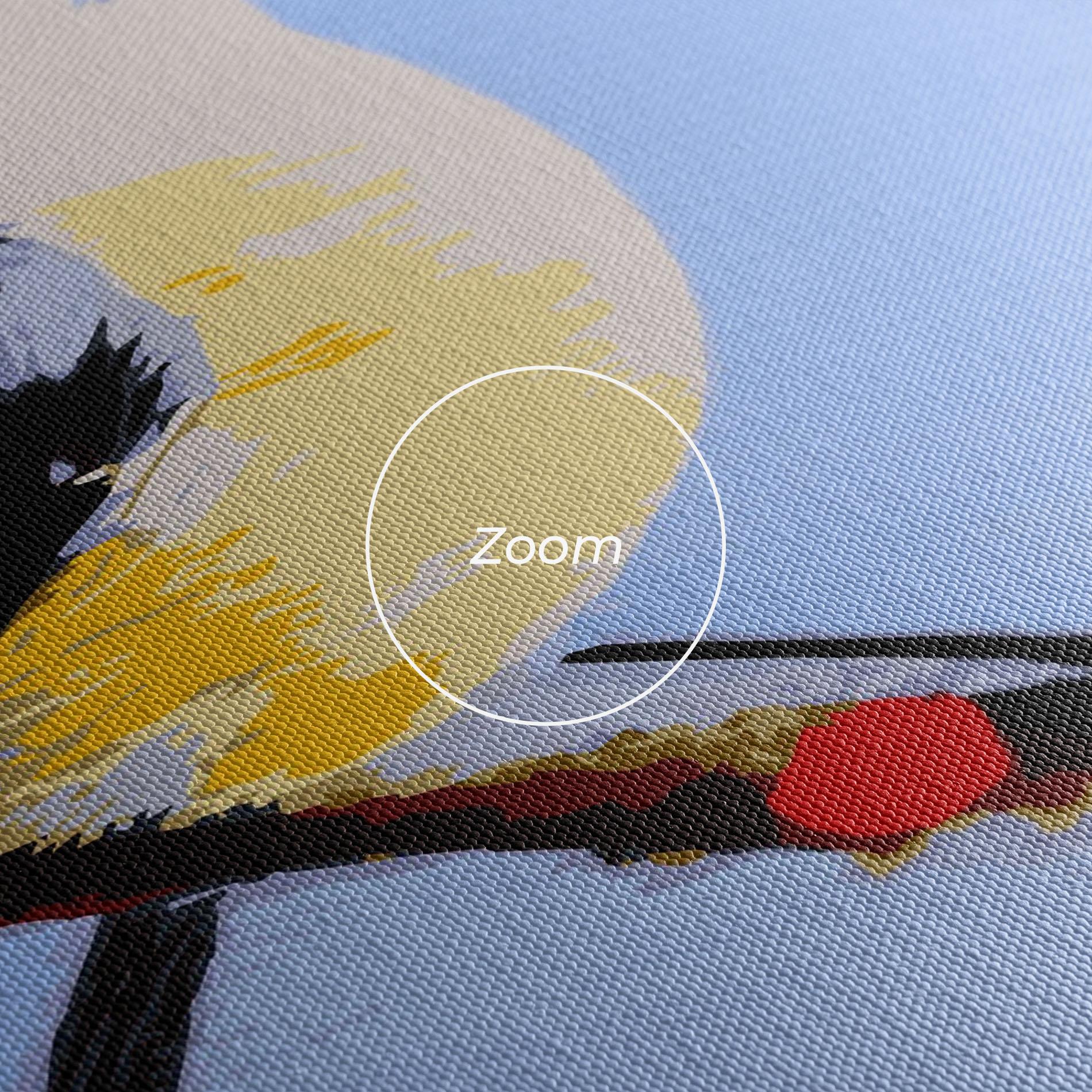 Картина на платно Bird Painting mockup 3
