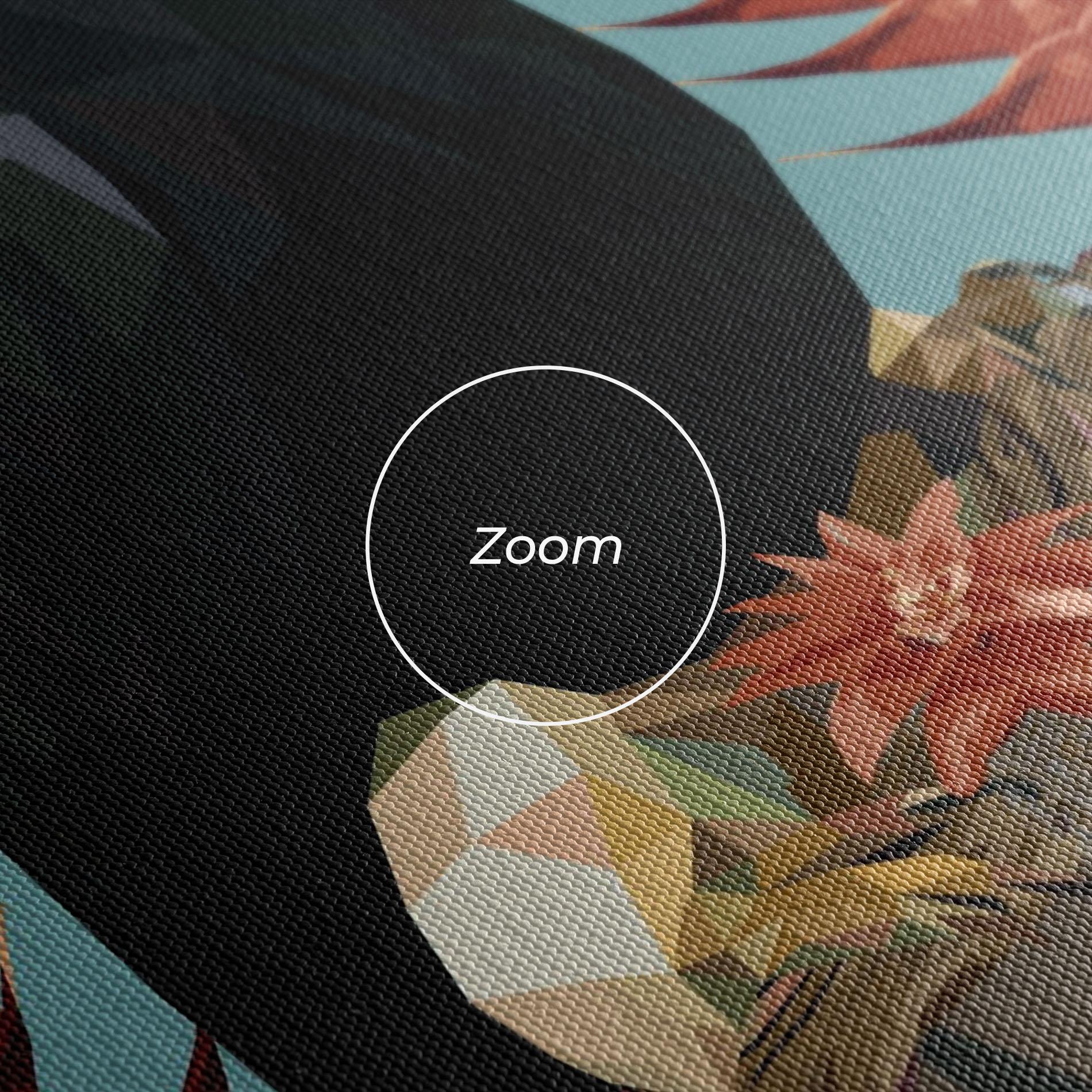 Картина на платно Black Interesting Bird mockup 3