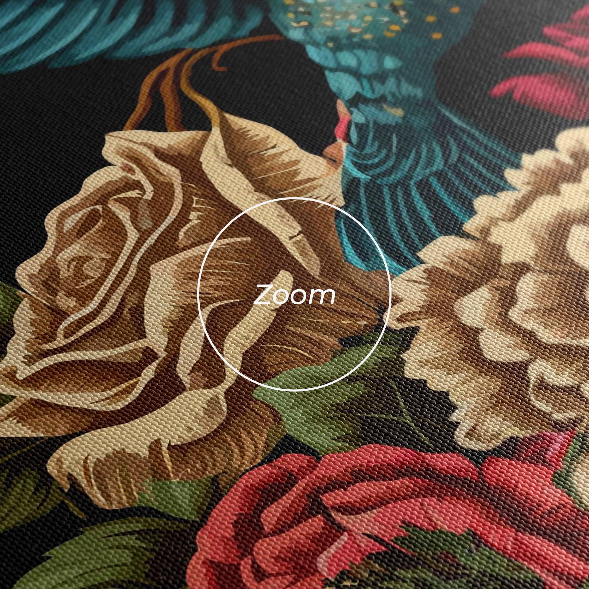 Картина на платно Blue Birds mockup 3