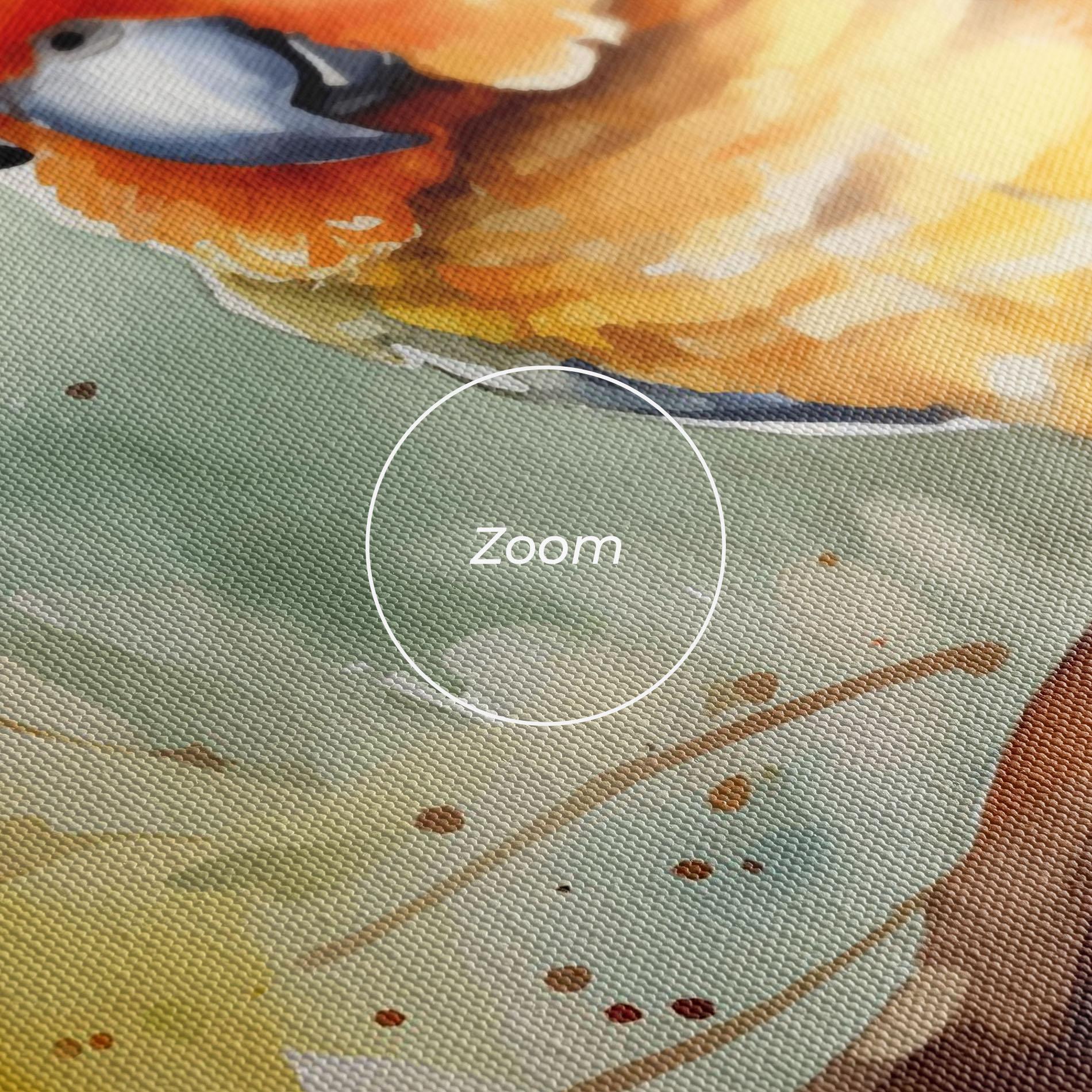 Картина на платно Cute Baby Parrot mockup 3