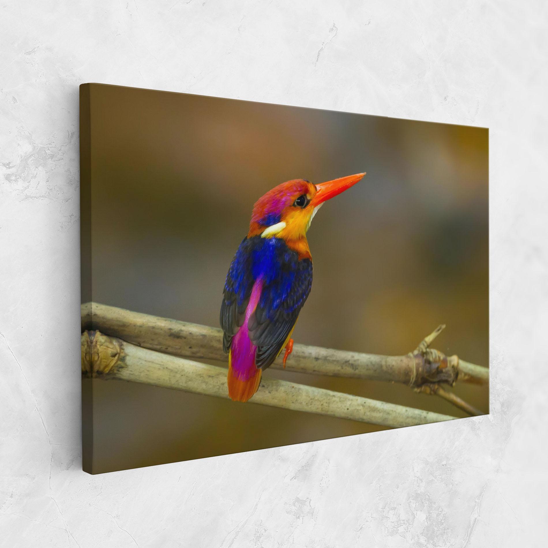 Картина на платно Colorful Bird mockup 1