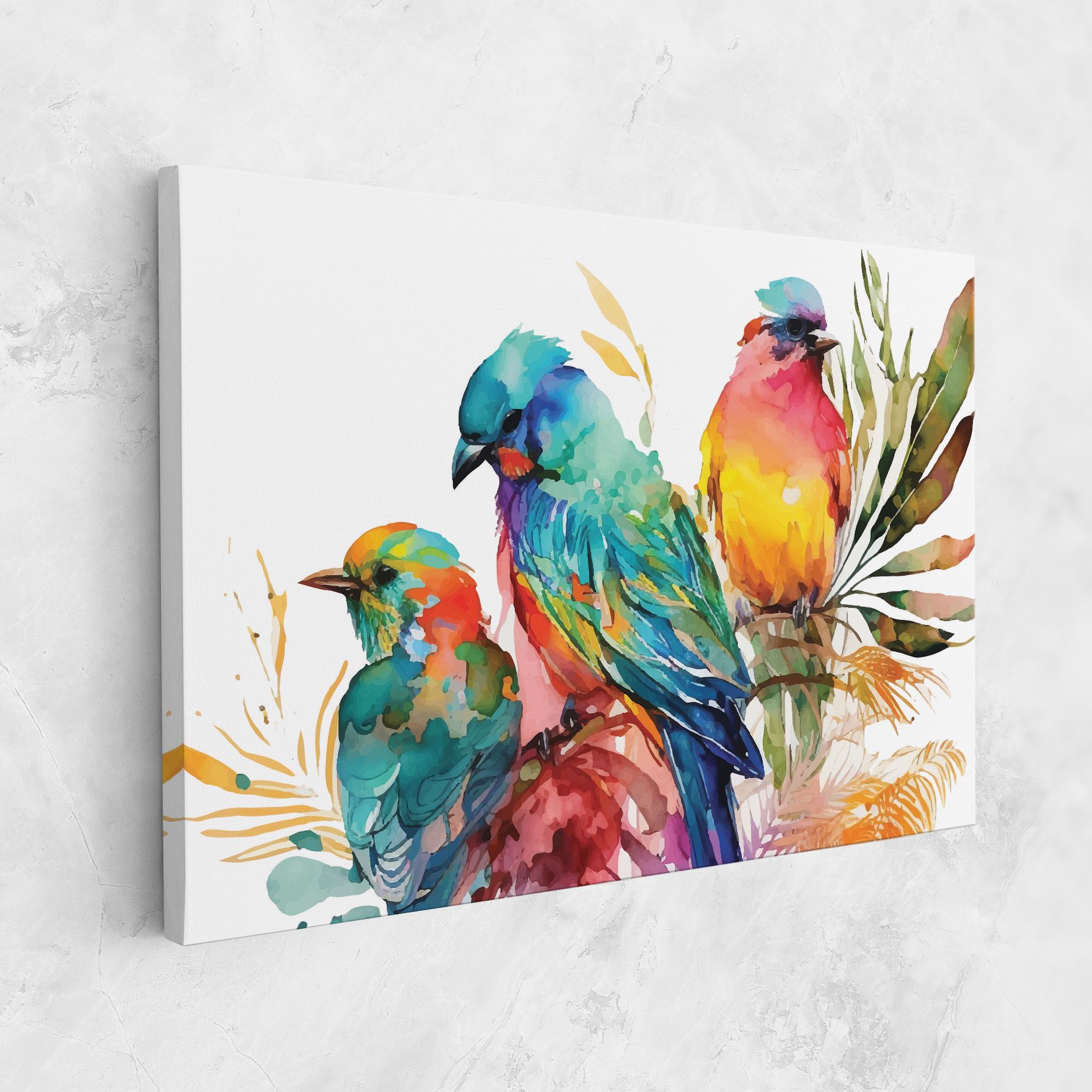Colorful Birds mockup 1