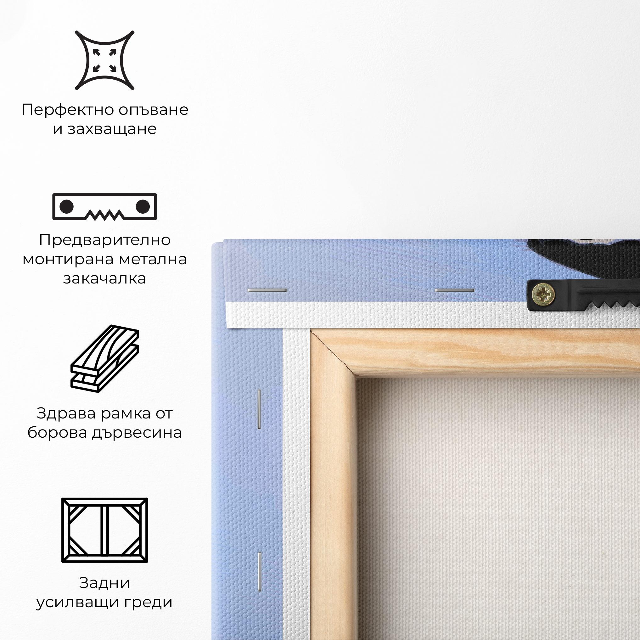 Картина на платно Bird Painting mockup 5