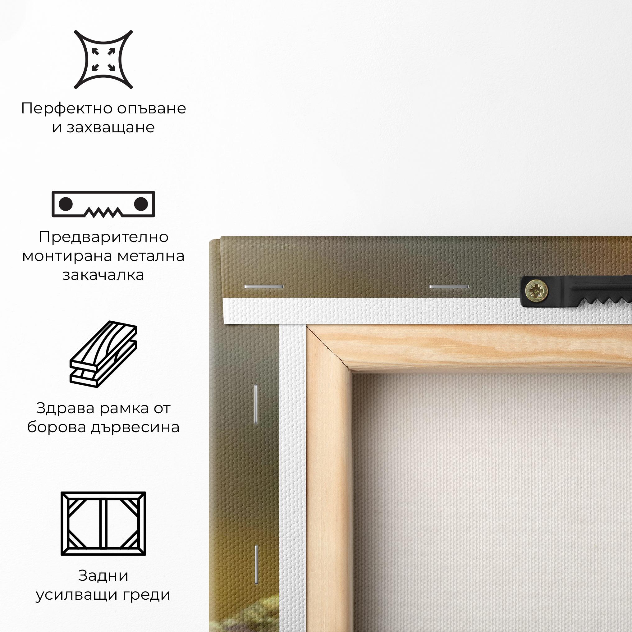 Картина на платно Colorful Bird mockup 5