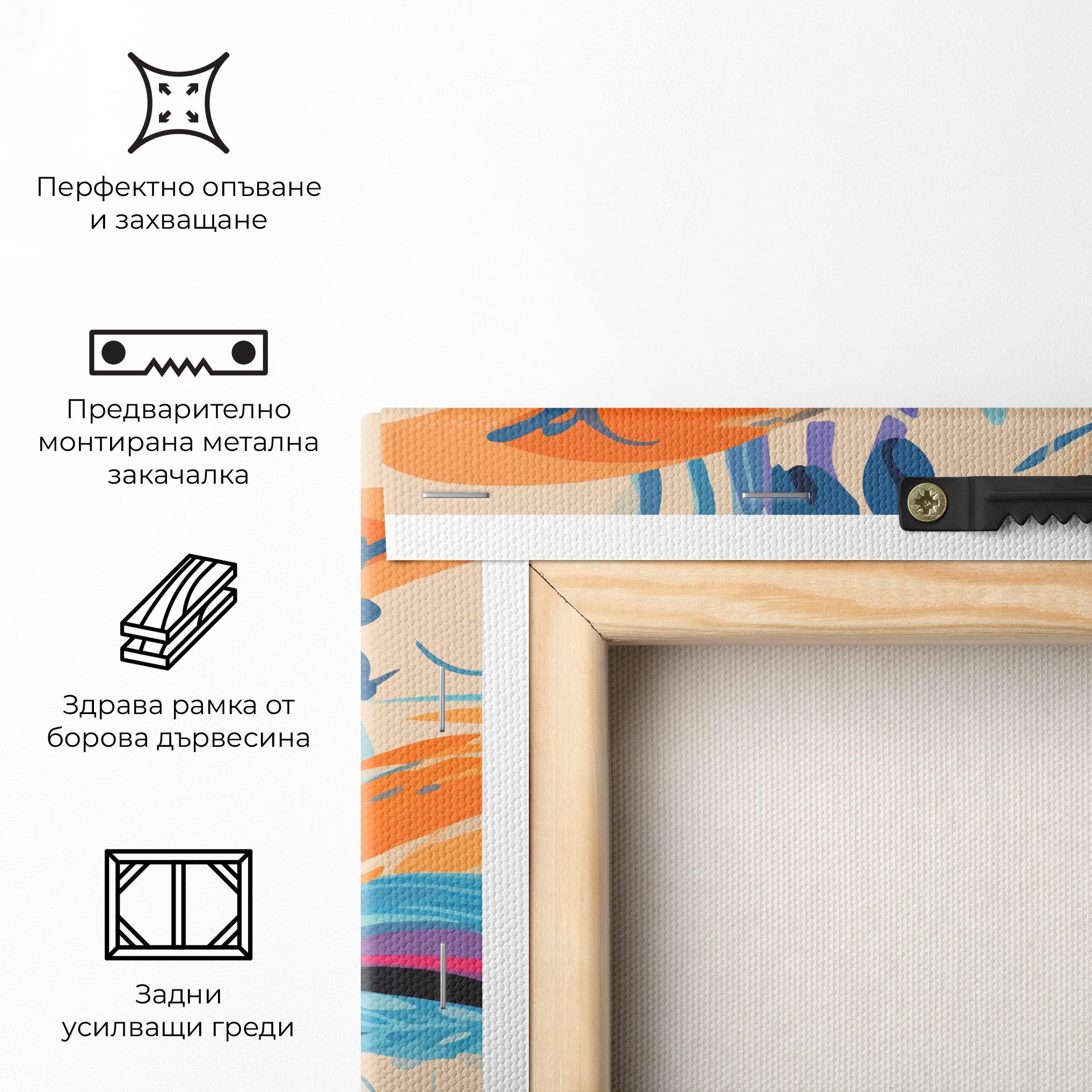 Картина на платно Colorful Toucan mockup 5