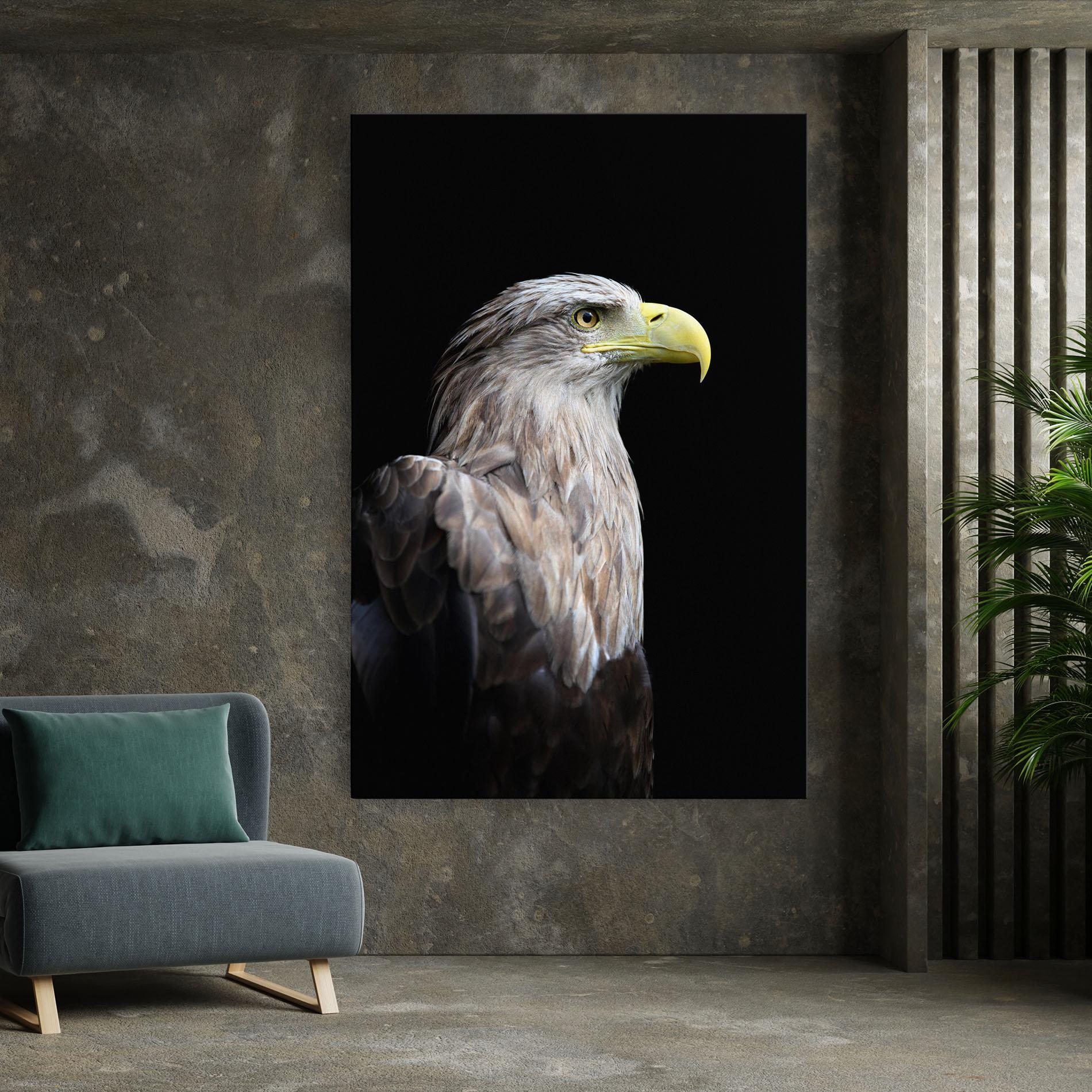 Картина на платно Close Up Eagle mockup 7