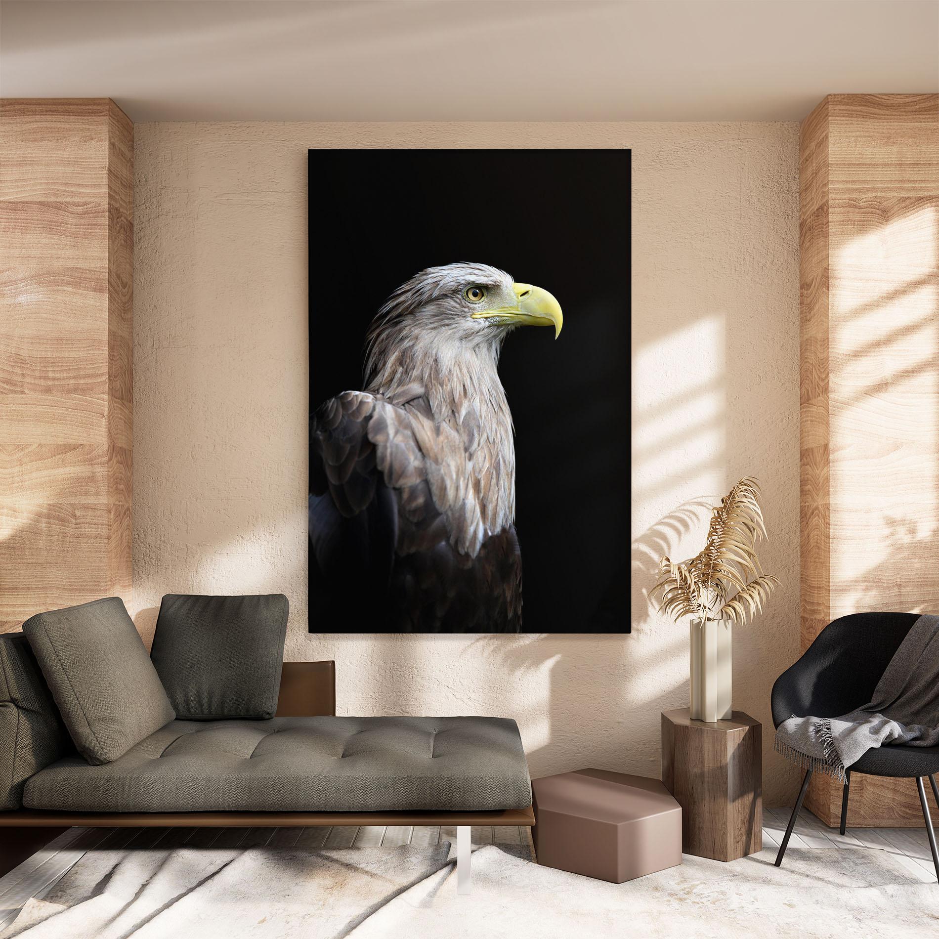 Картина на платно Close Up Eagle mockup 8