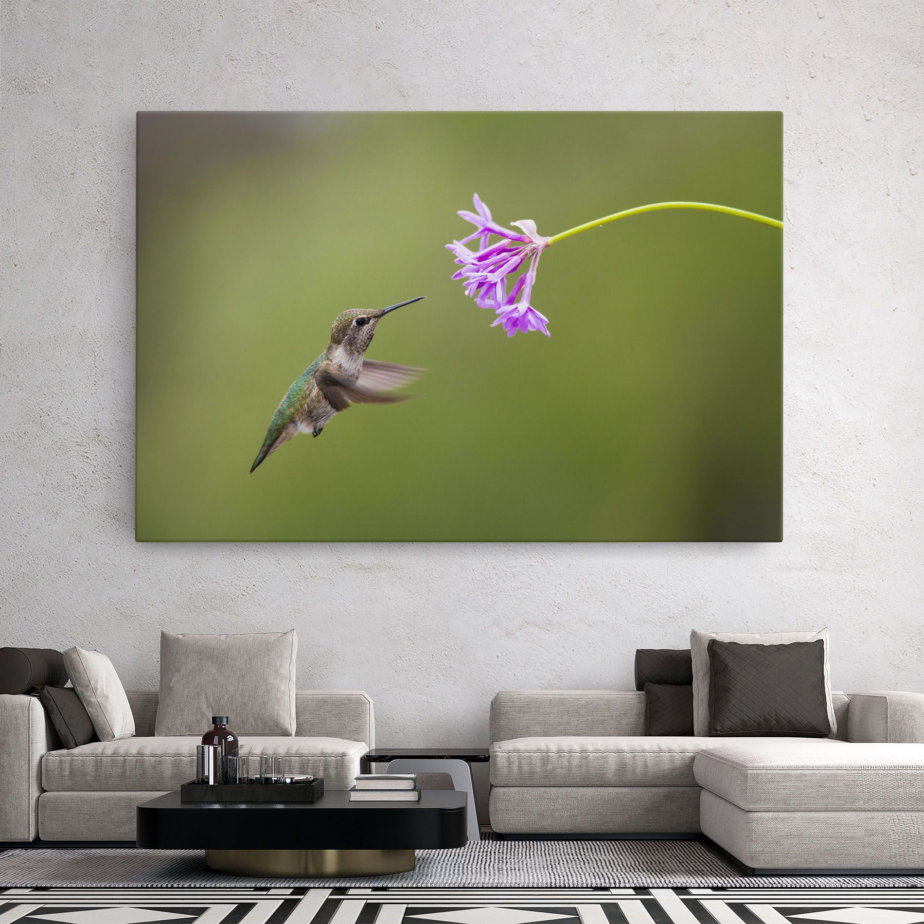 Cute Hummingbird mockup 2
