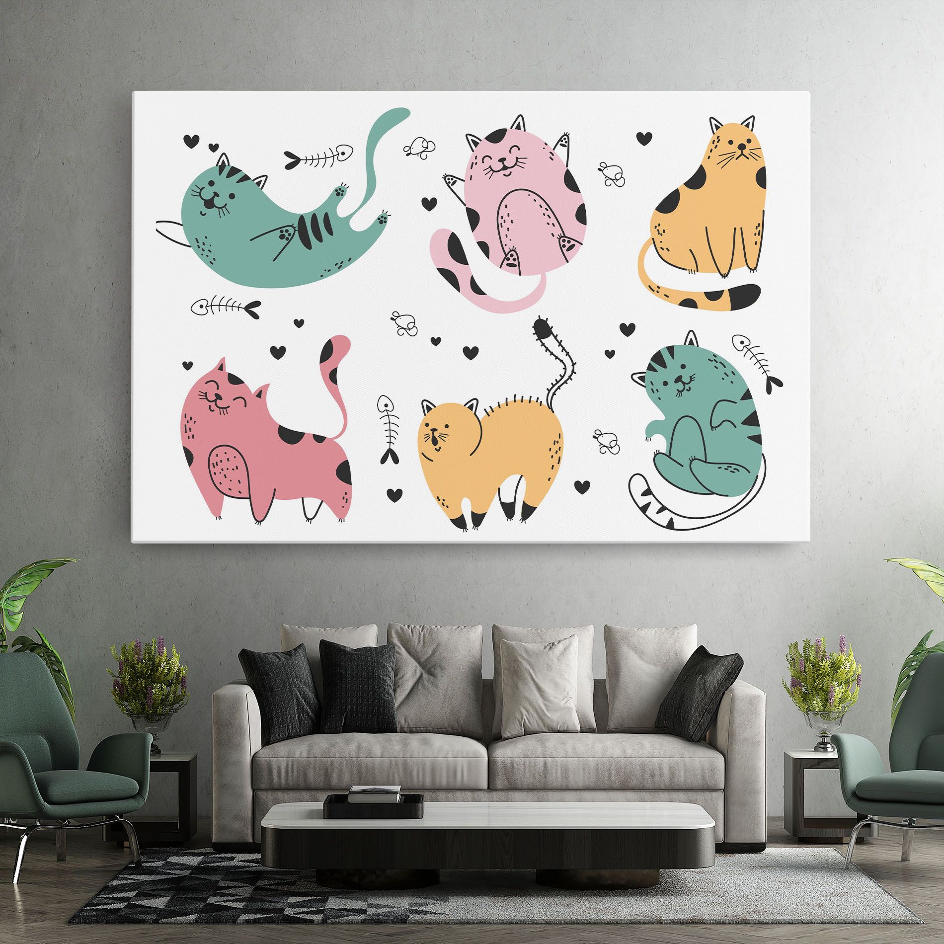 Doodle Cat mockup 7