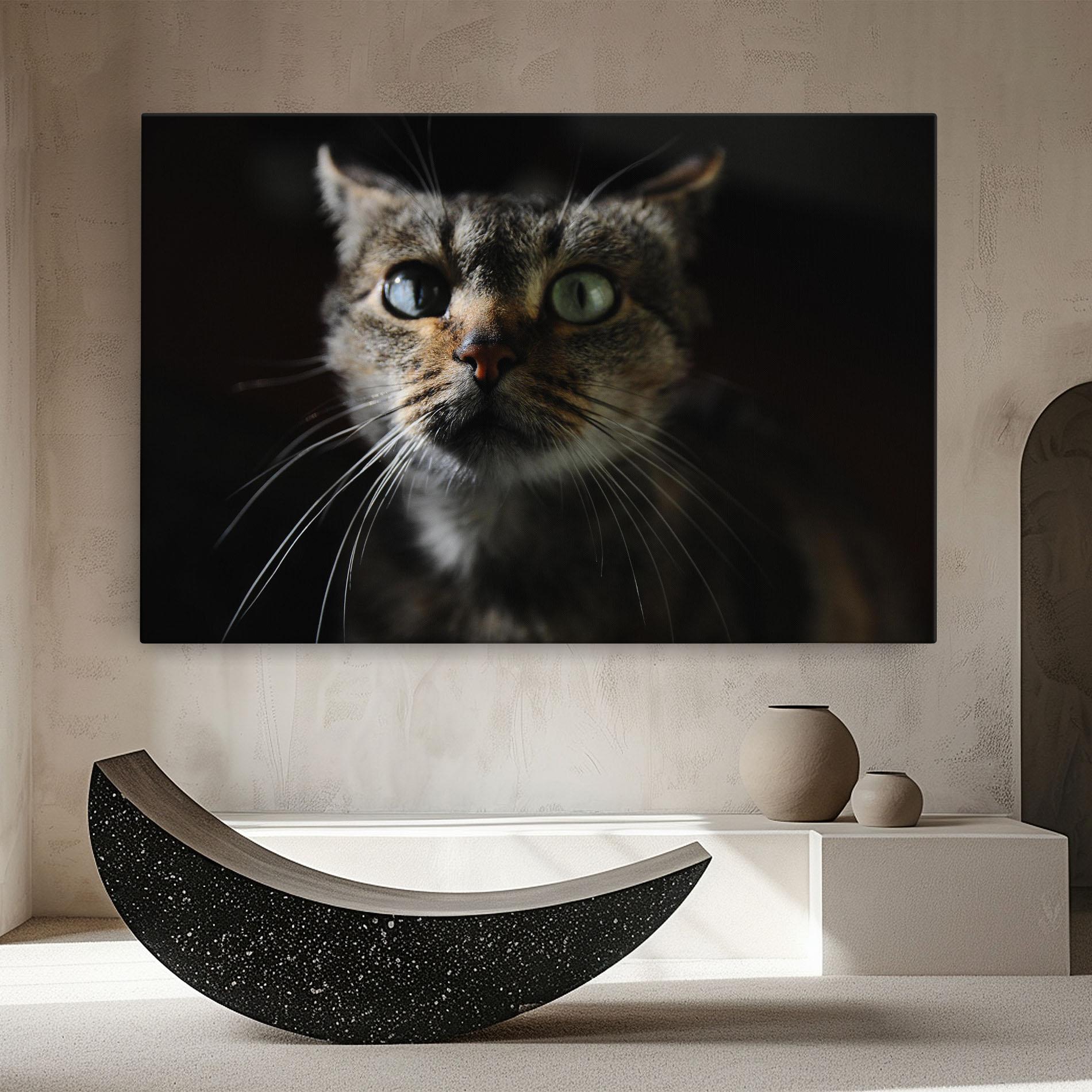 Картина на платно Playful Cat mockup 8