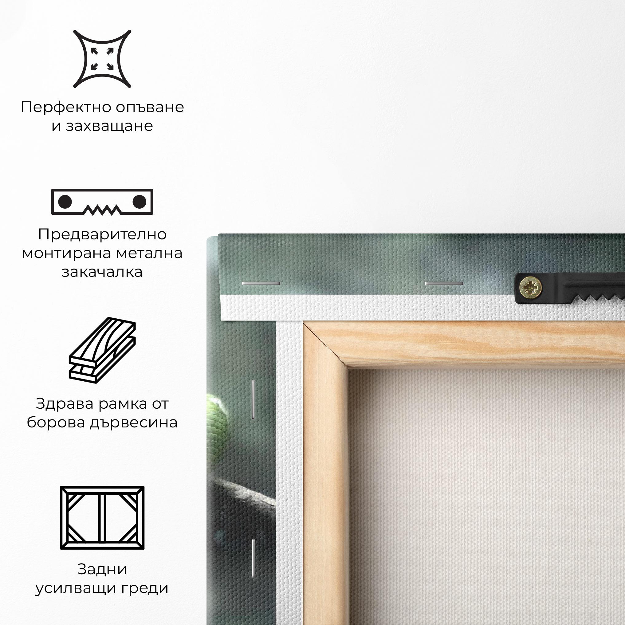 Картина на платно Sleepy Snake mockup 5