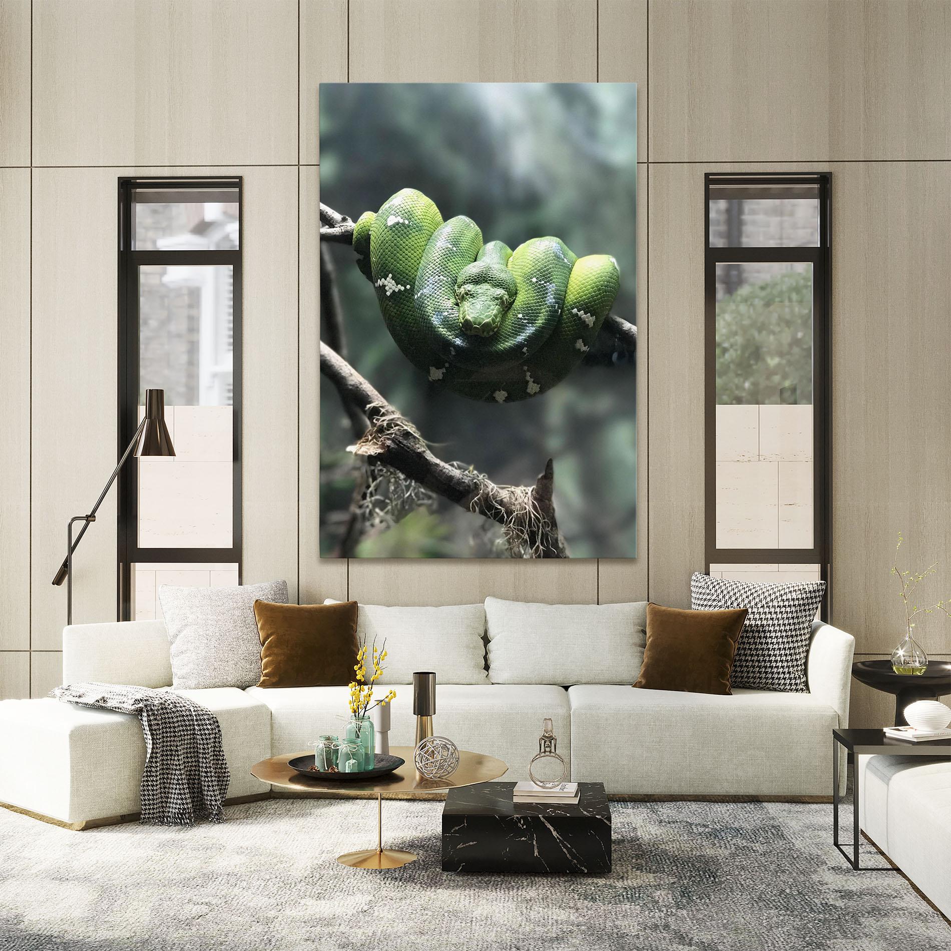 Картина на платно Sleepy Snake mockup 2