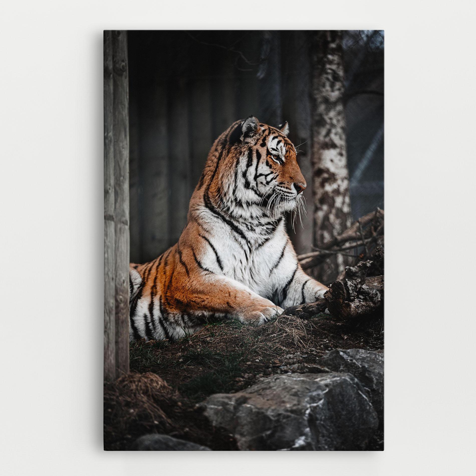 Картина на платно Forest Tiger mockup 0