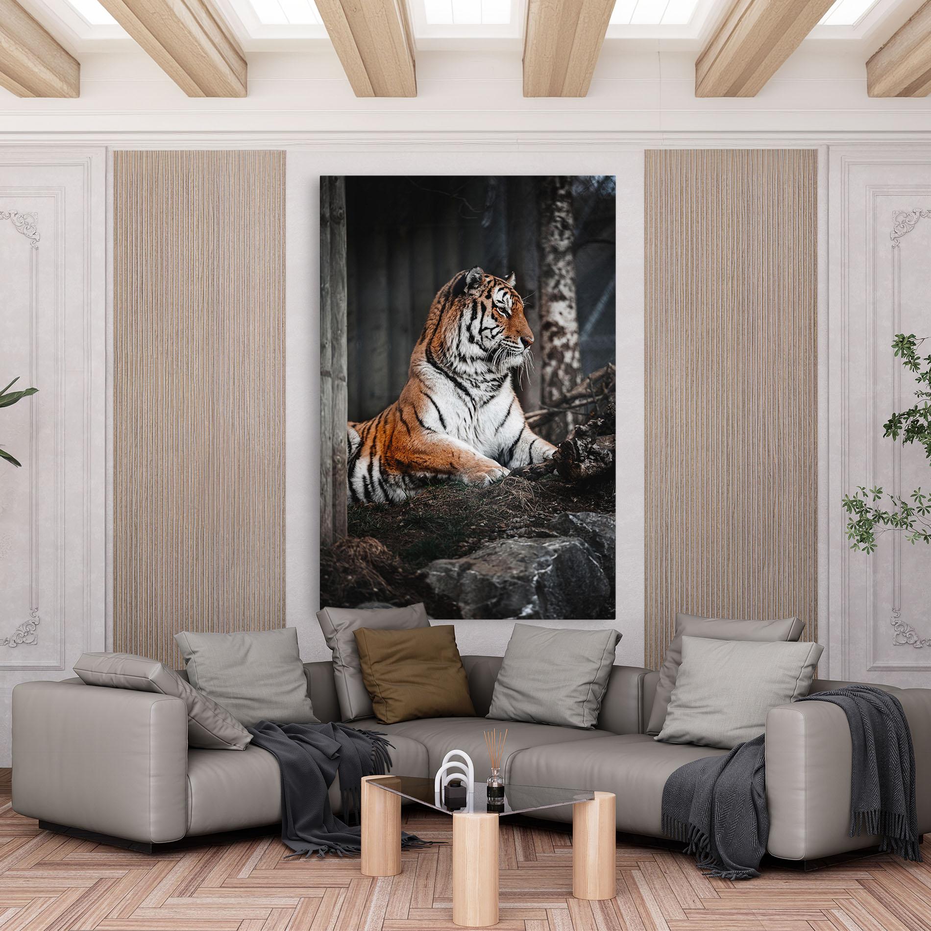 Картина на платно Forest Tiger mockup 6