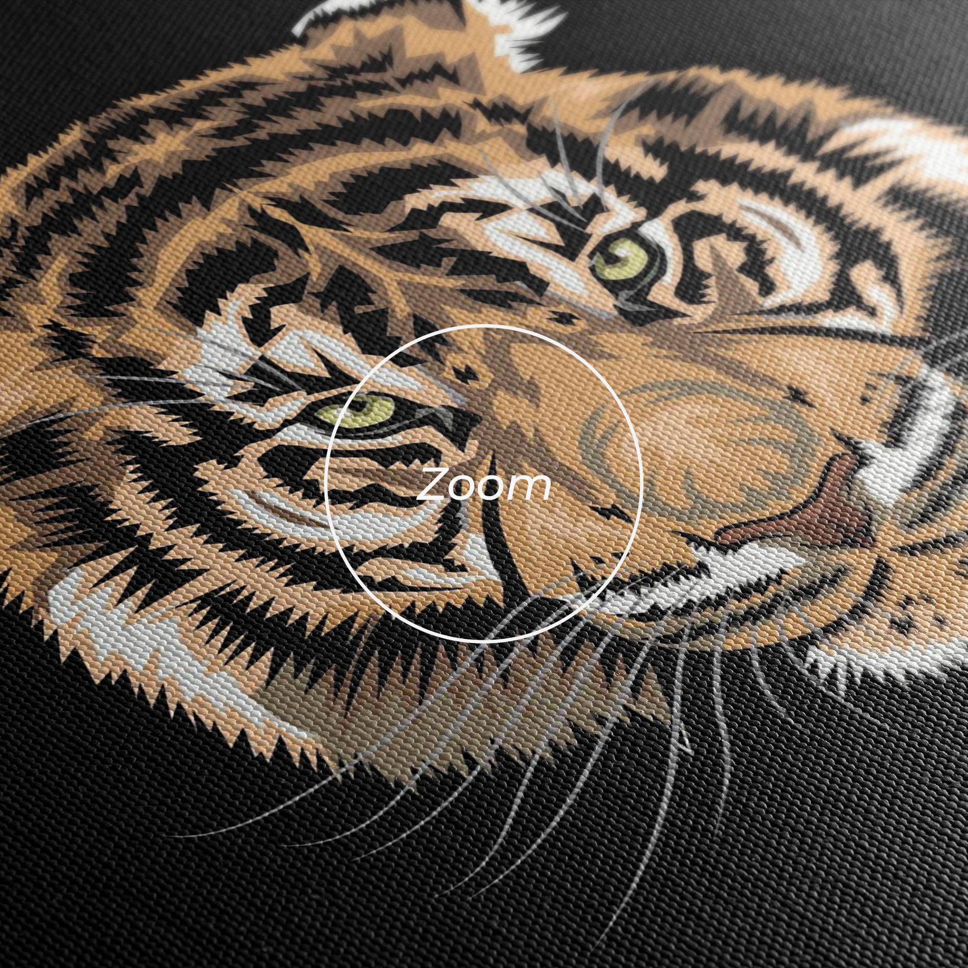 Картина на платно 3 Tigers mockup 3