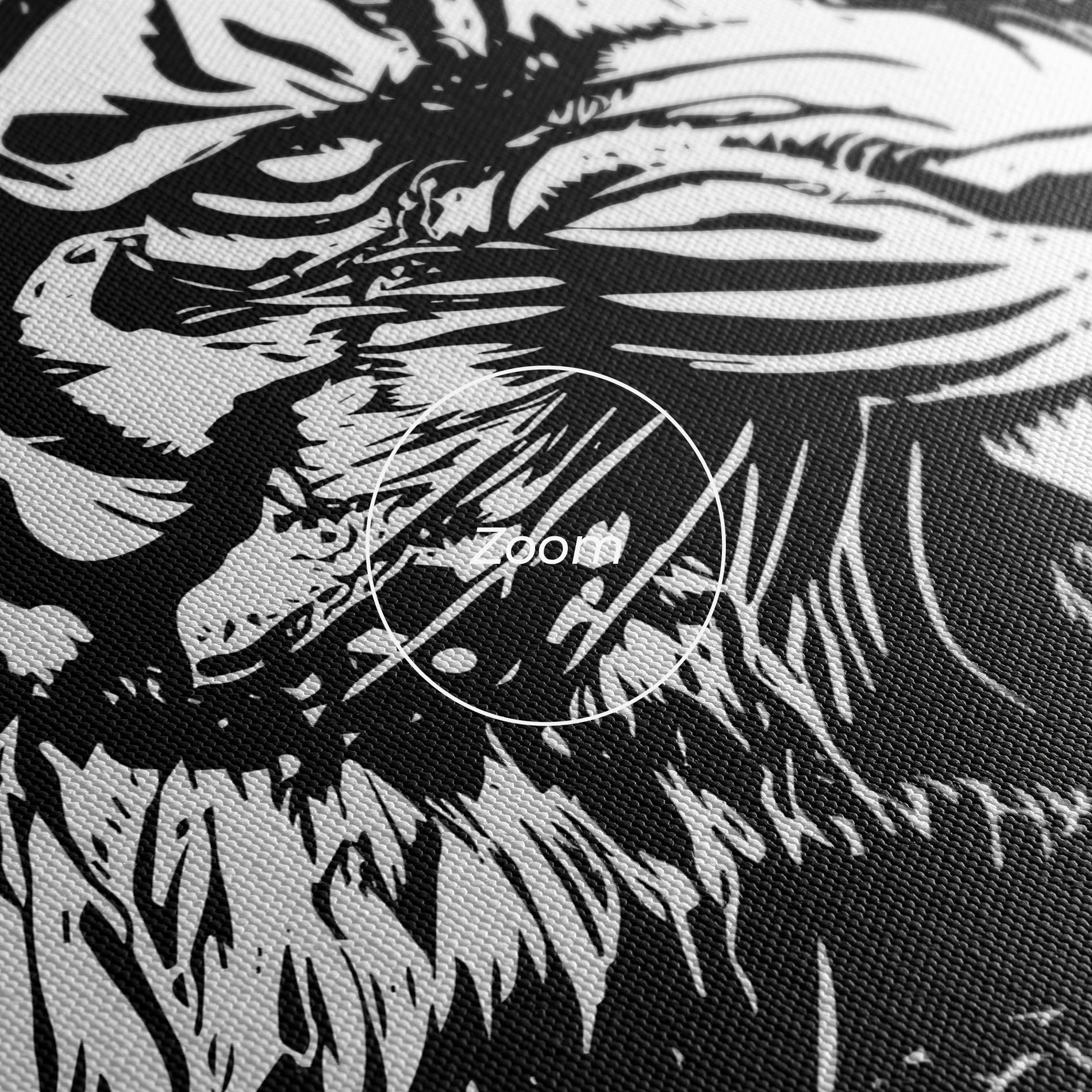 Angry Tiger Head mockup 3