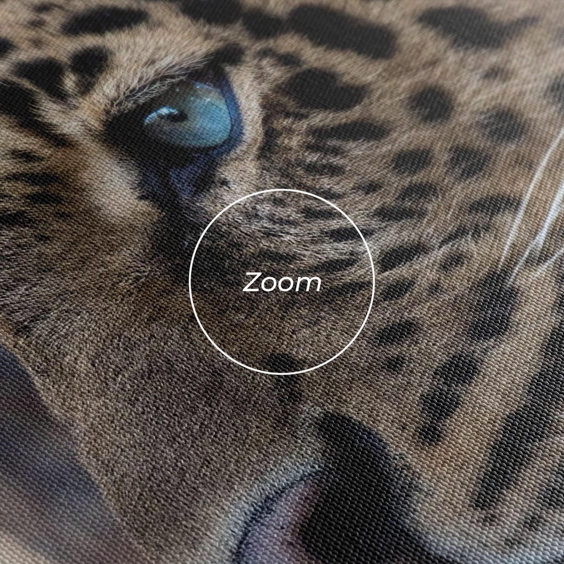 Картина на платно Blue Tiger mockup 3