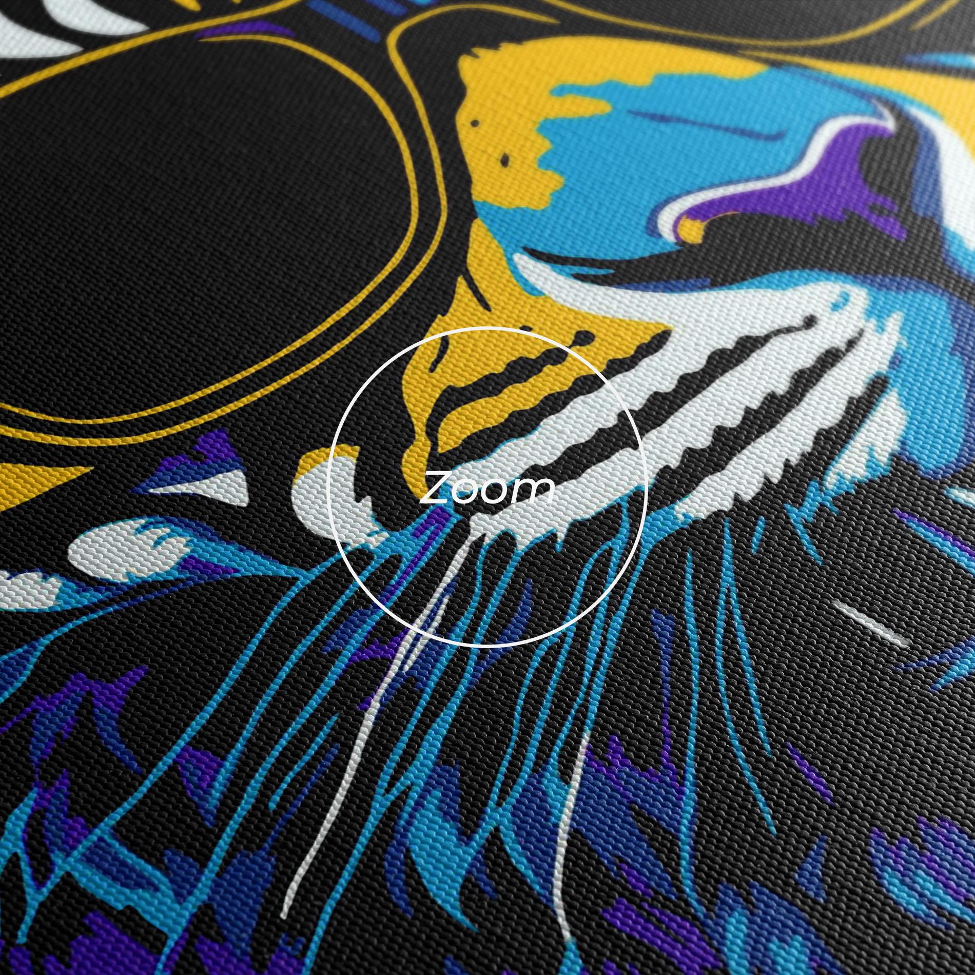 Картина на платно Glasses Tiger mockup 3