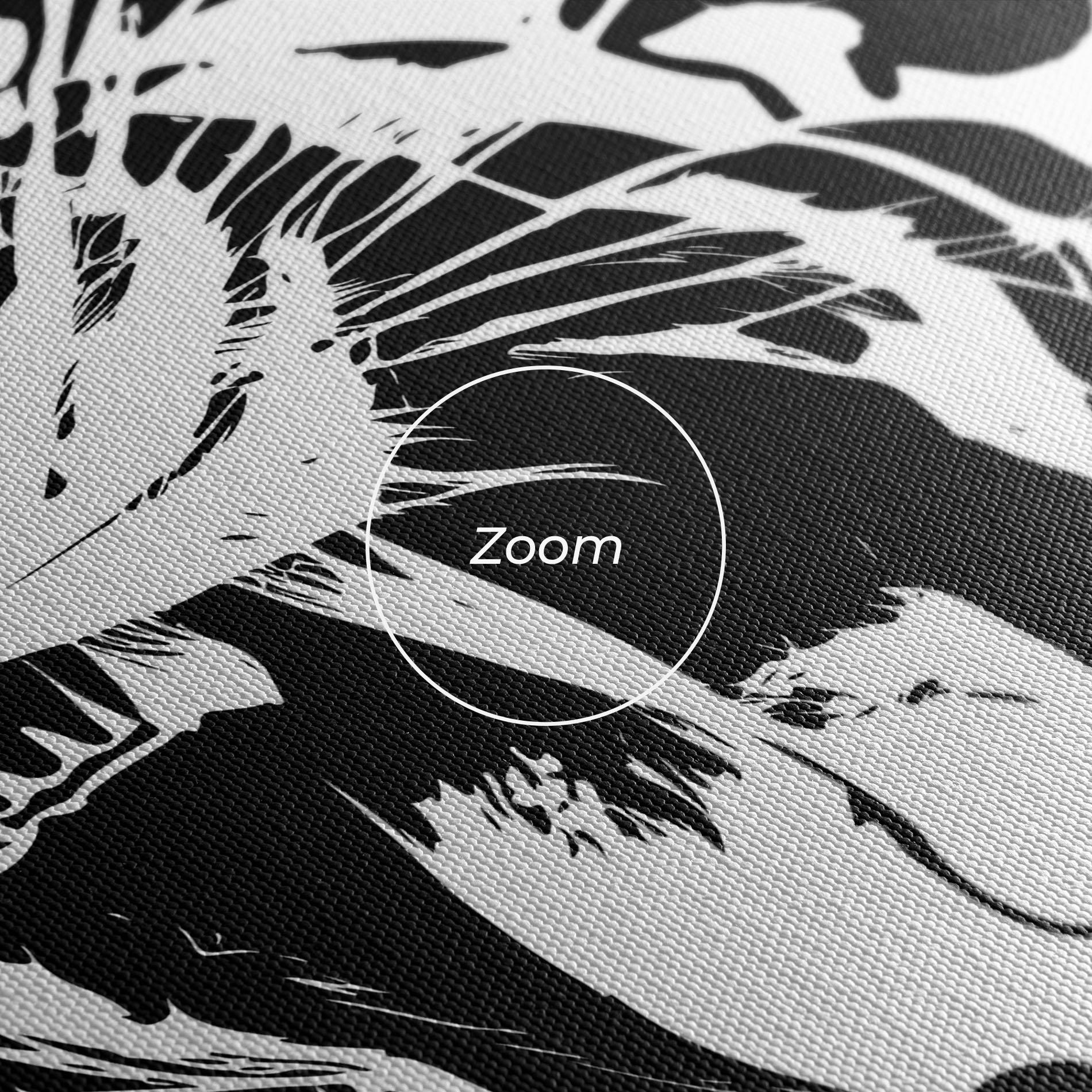 Картина на платно Roaring Tiger mockup 3