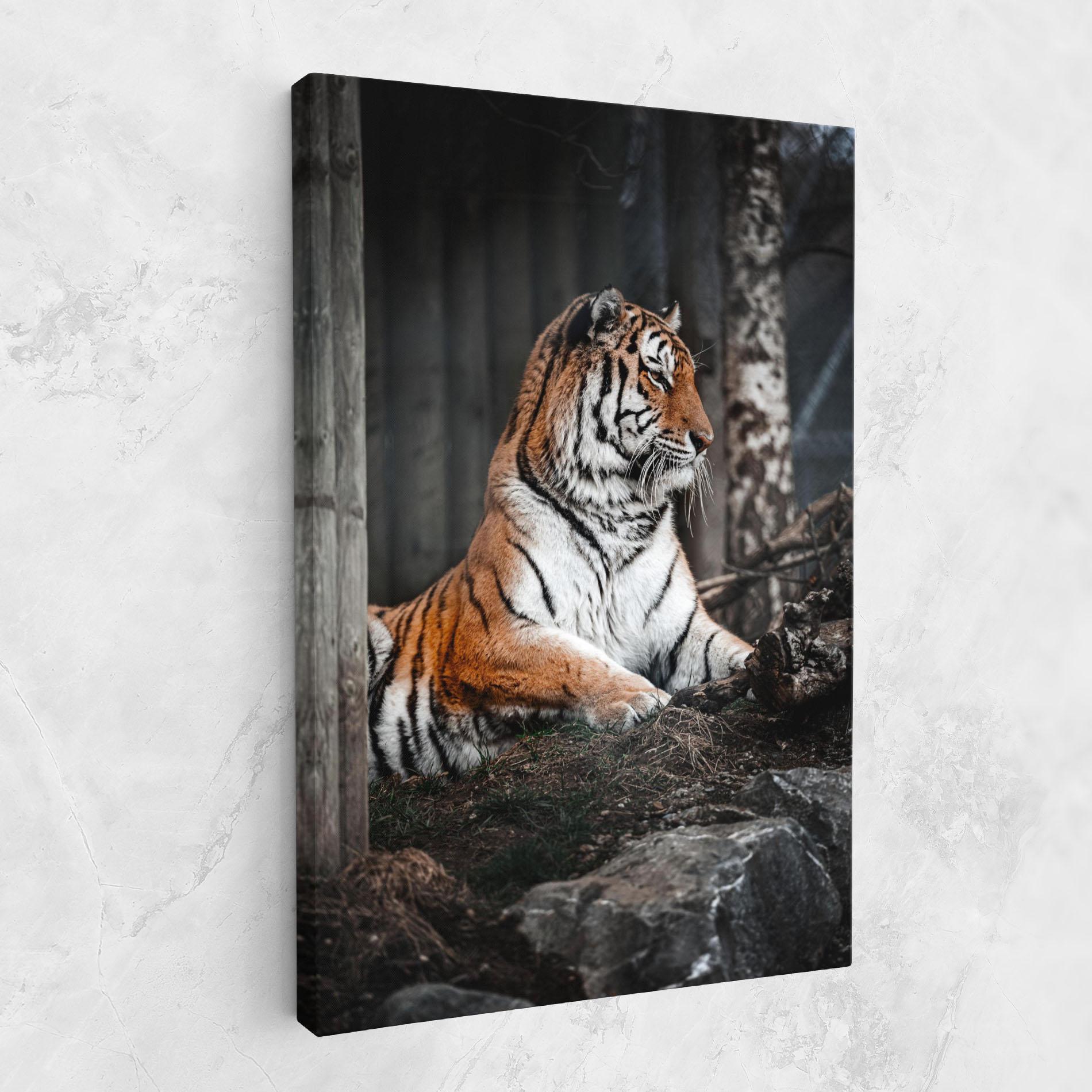 Картина на платно Forest Tiger mockup 1