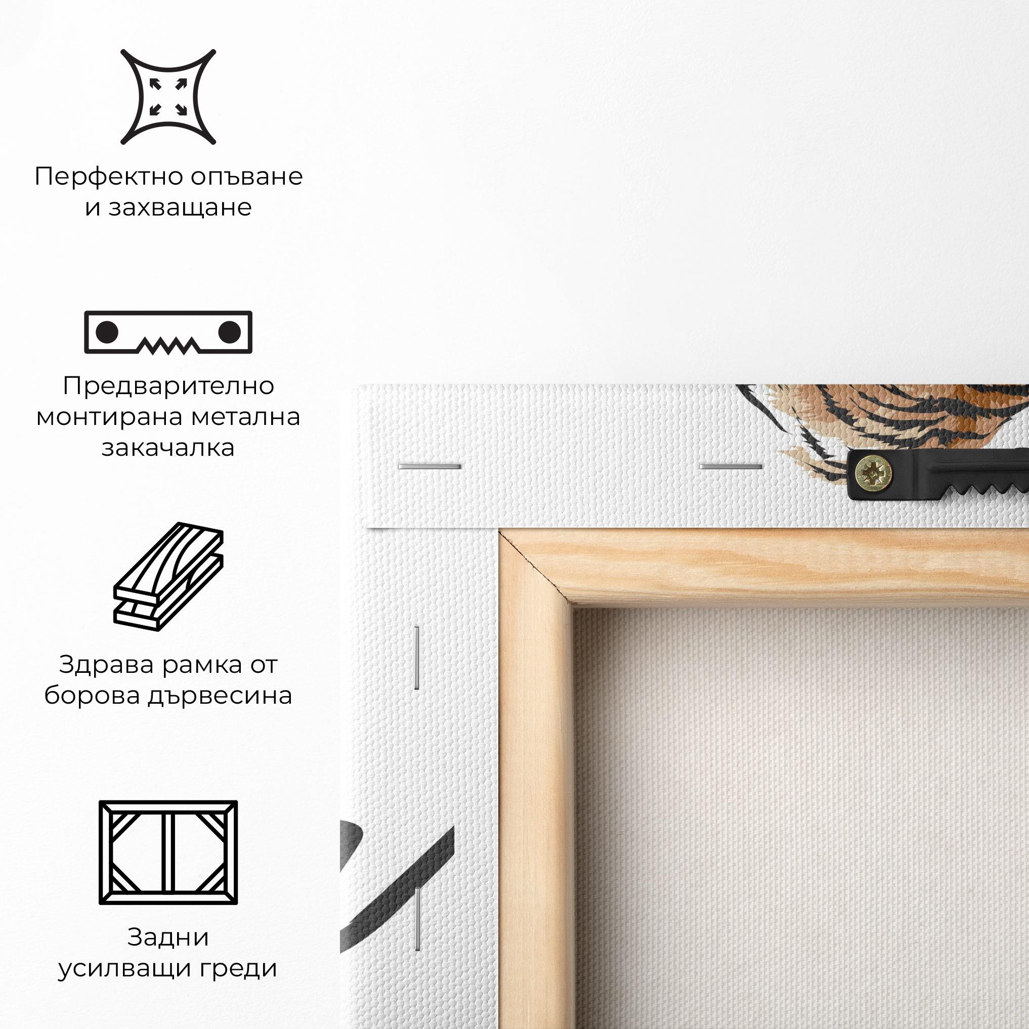 Картина на платно Brave And Bold mockup 5