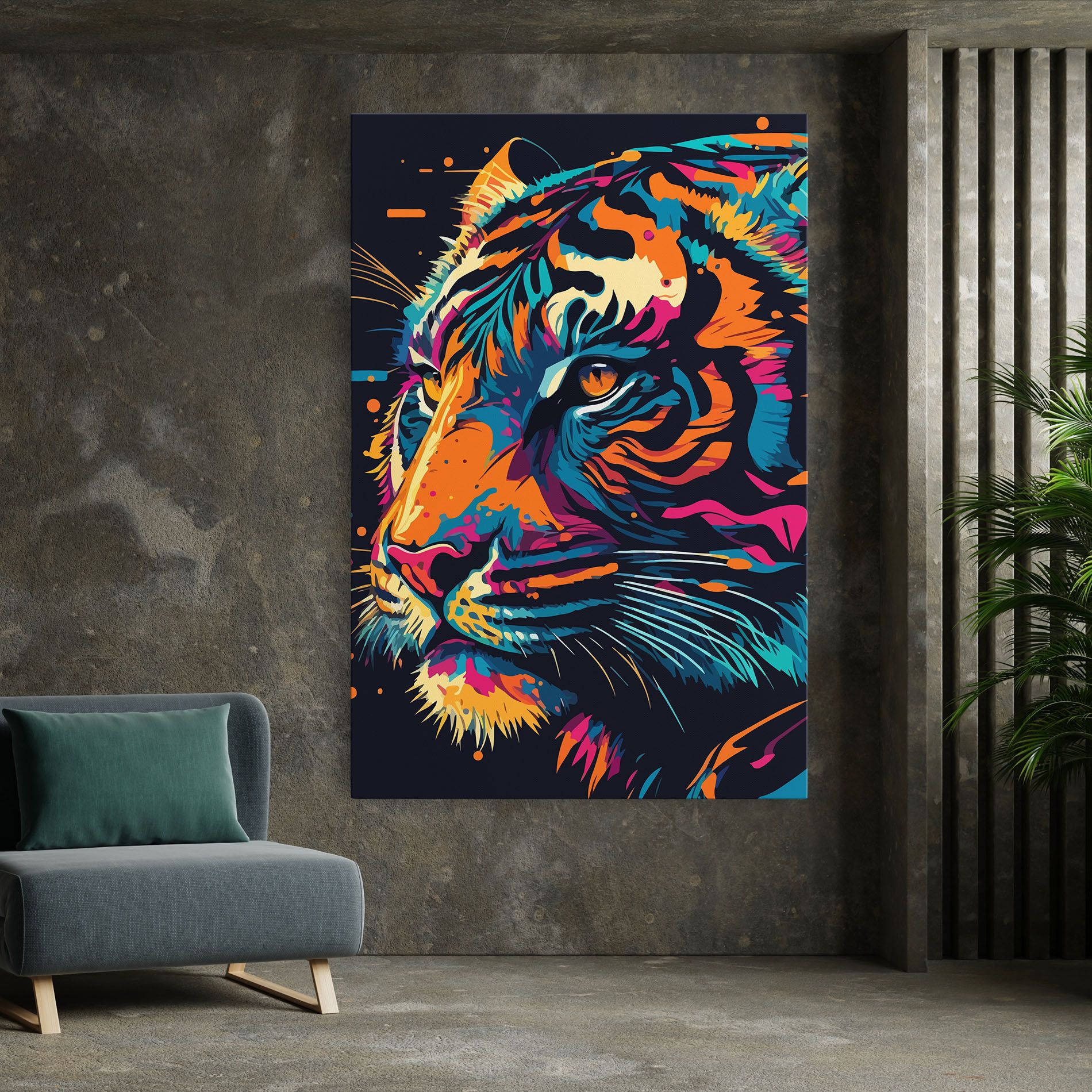 Colorful Tiger mockup 7