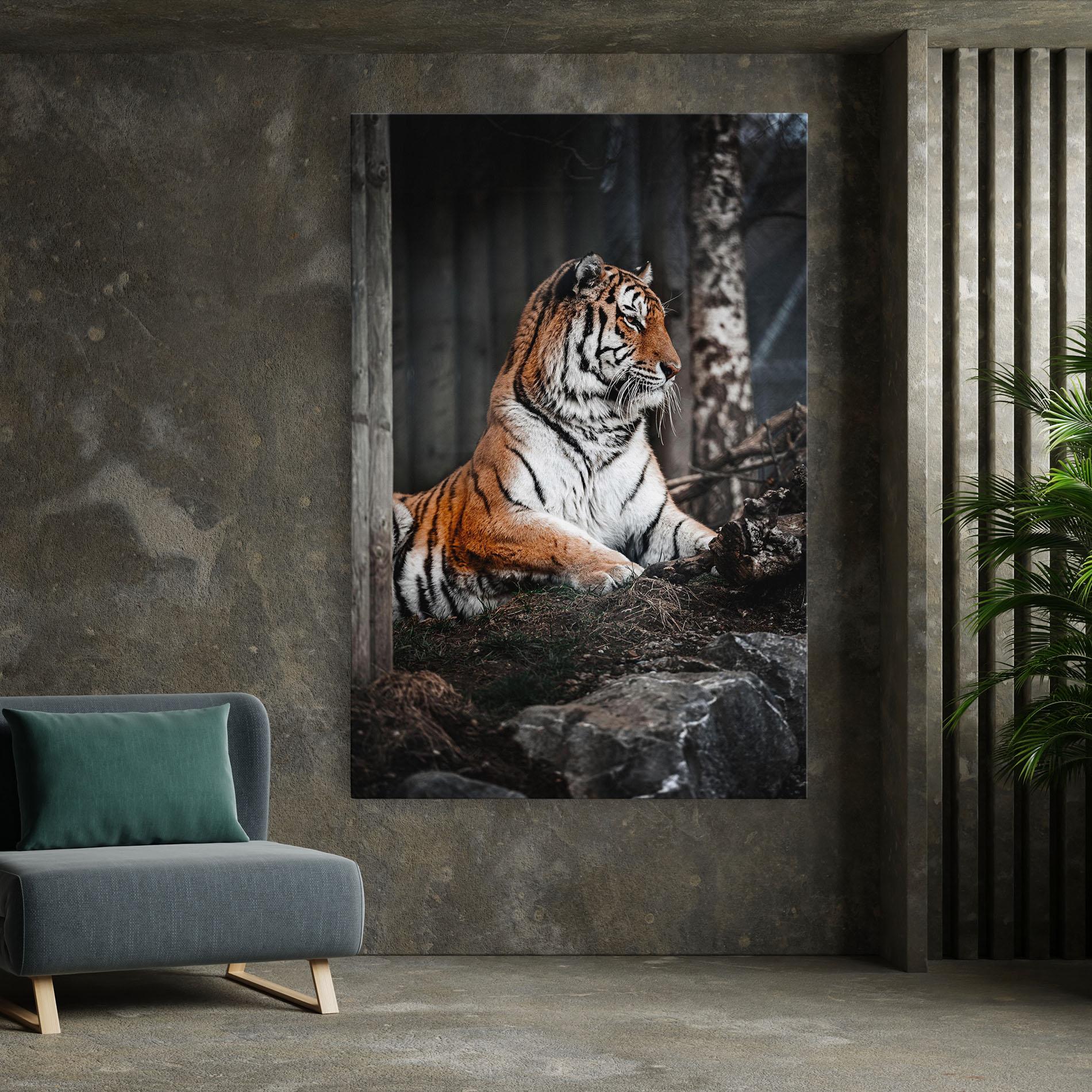 Картина на платно Forest Tiger mockup 7