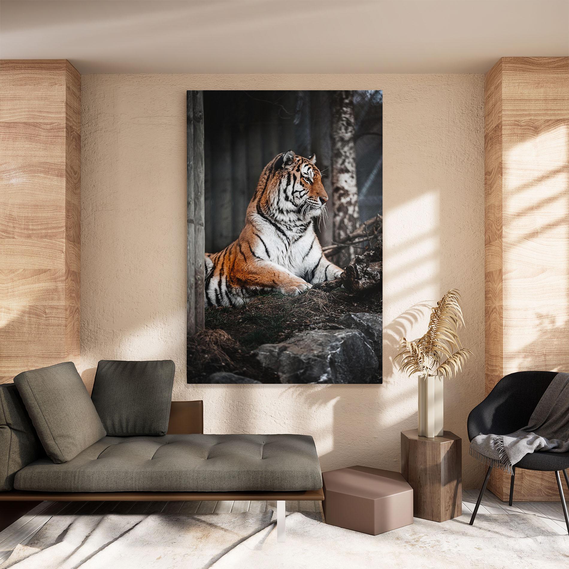 Картина на платно Forest Tiger mockup 8