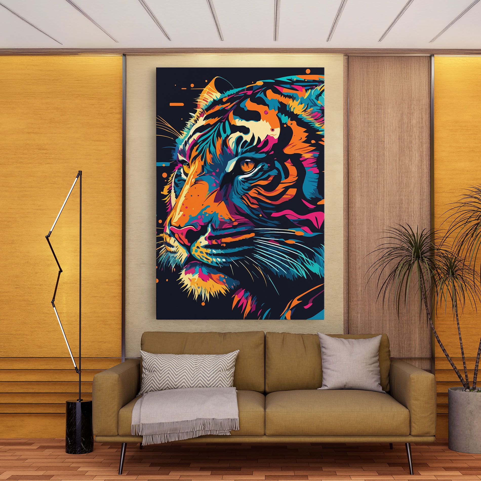 Colorful Tiger mockup 9