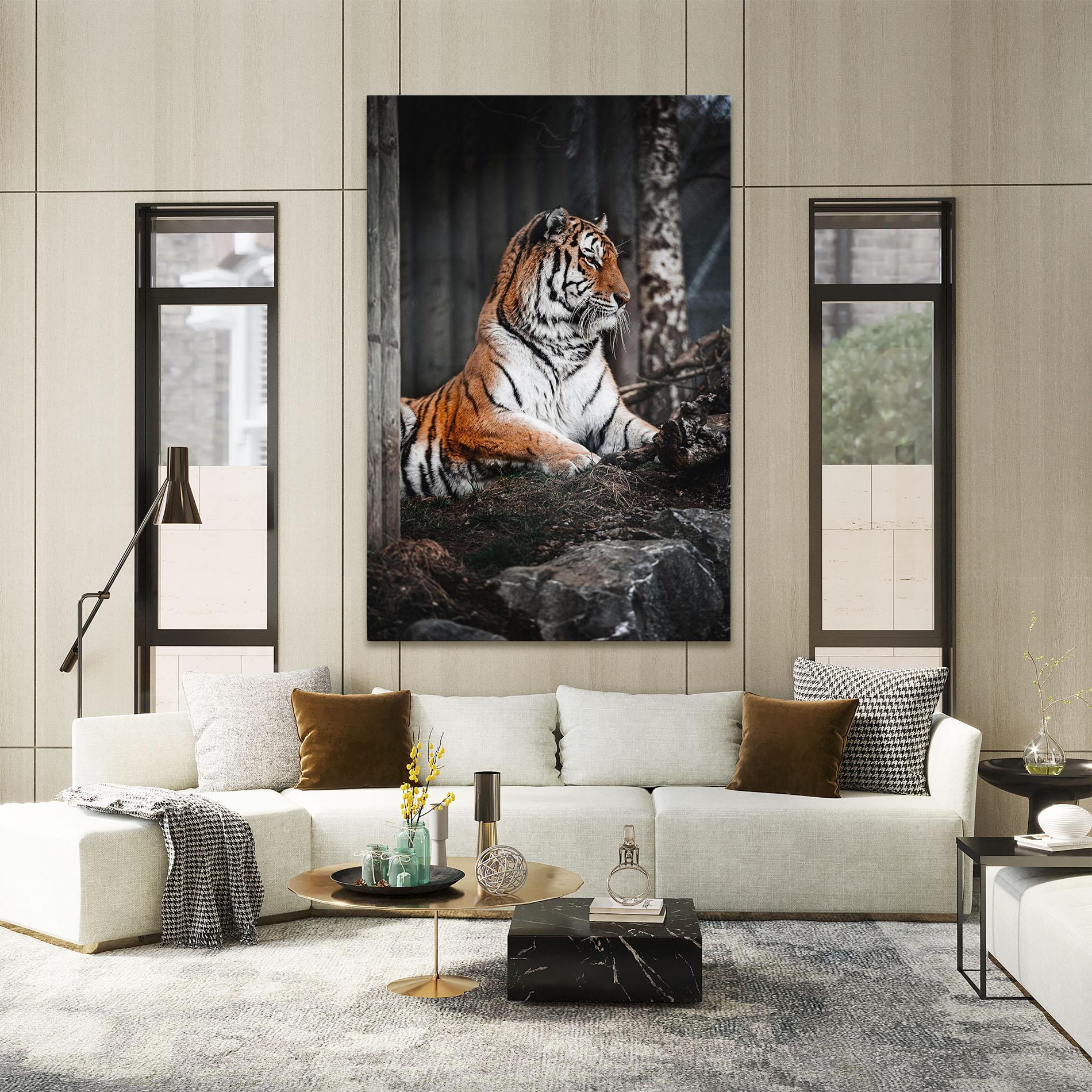 Картина на платно Forest Tiger mockup 2