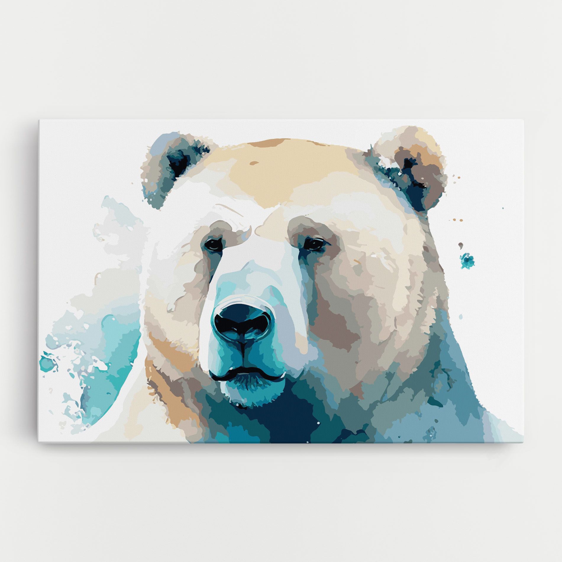 Big Watercolor Bear mockup 0