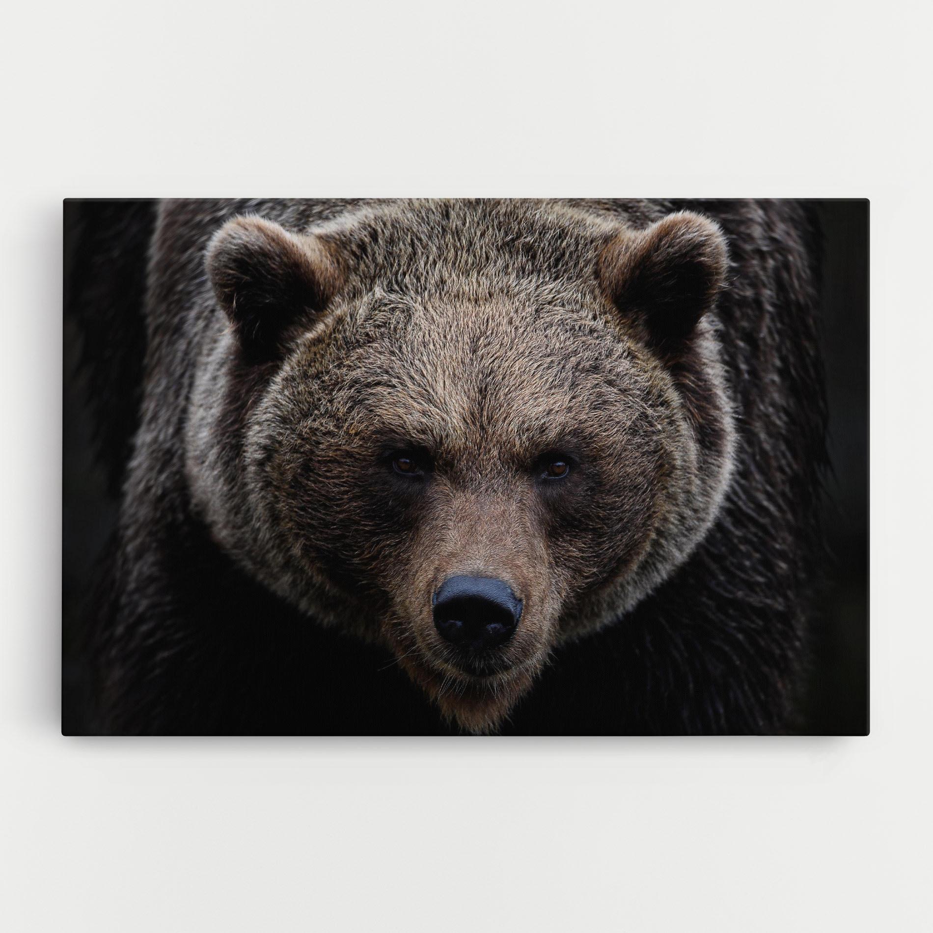 Картина на платно Brown Bear mockup 0