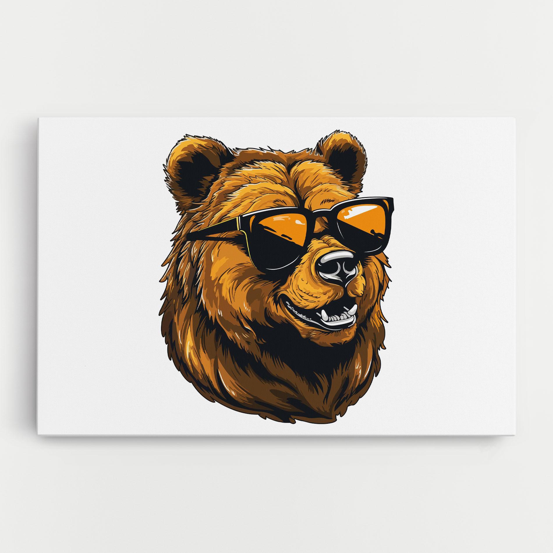 Картина на платно Cool Glasses mockup 0