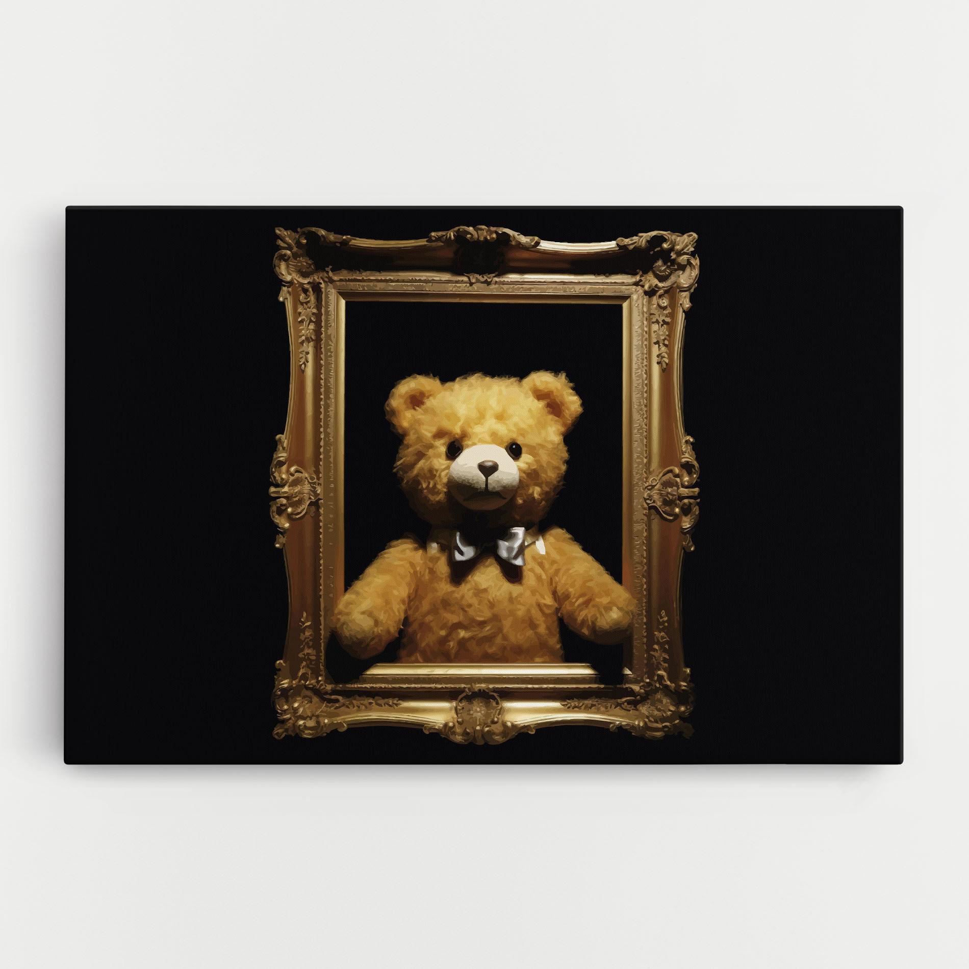 Картина на платно Frame Bear mockup 0