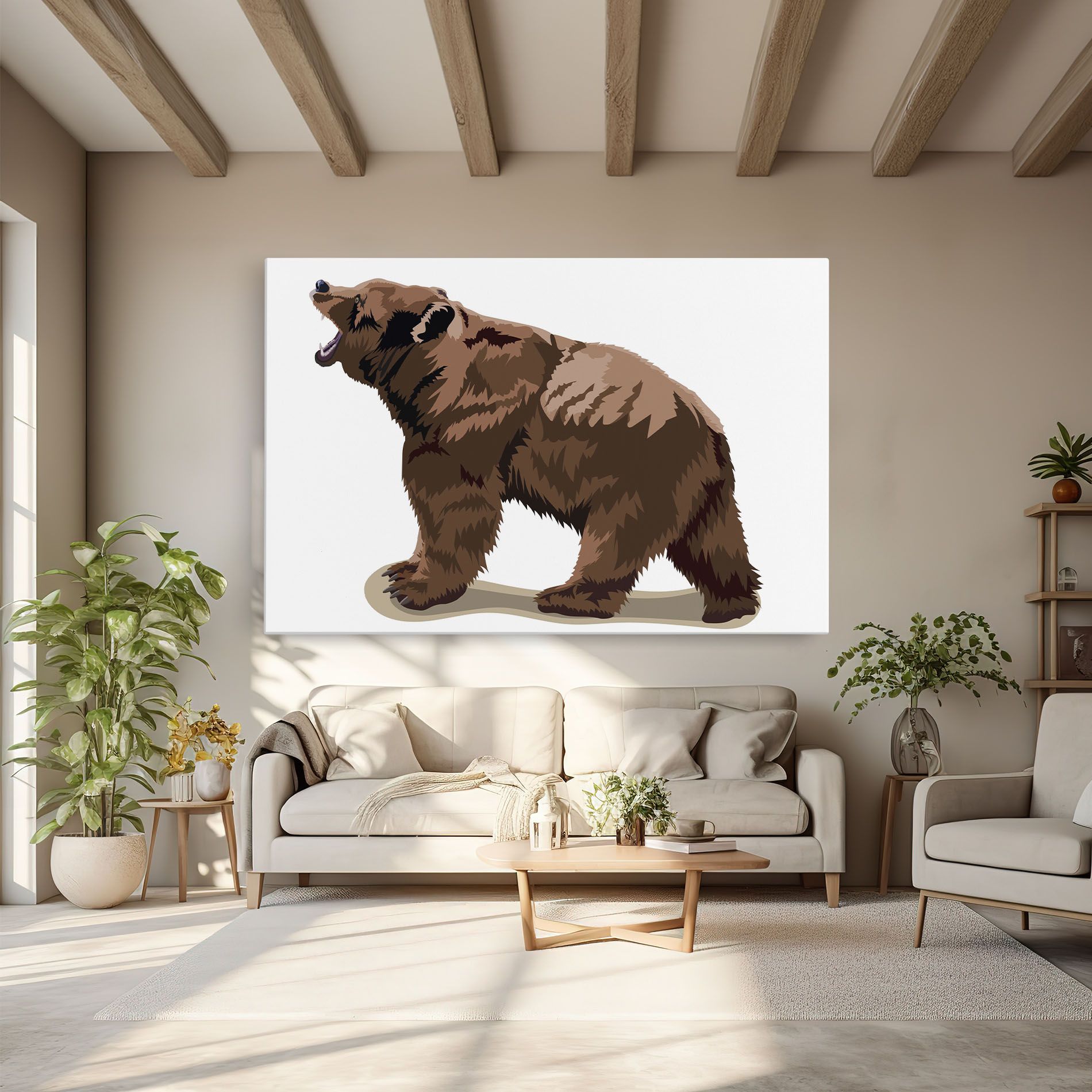 Angry Walking Bear mockup 6