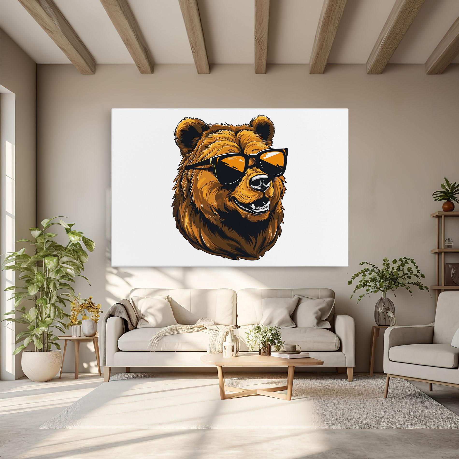 Картина на платно Cool Glasses mockup 6