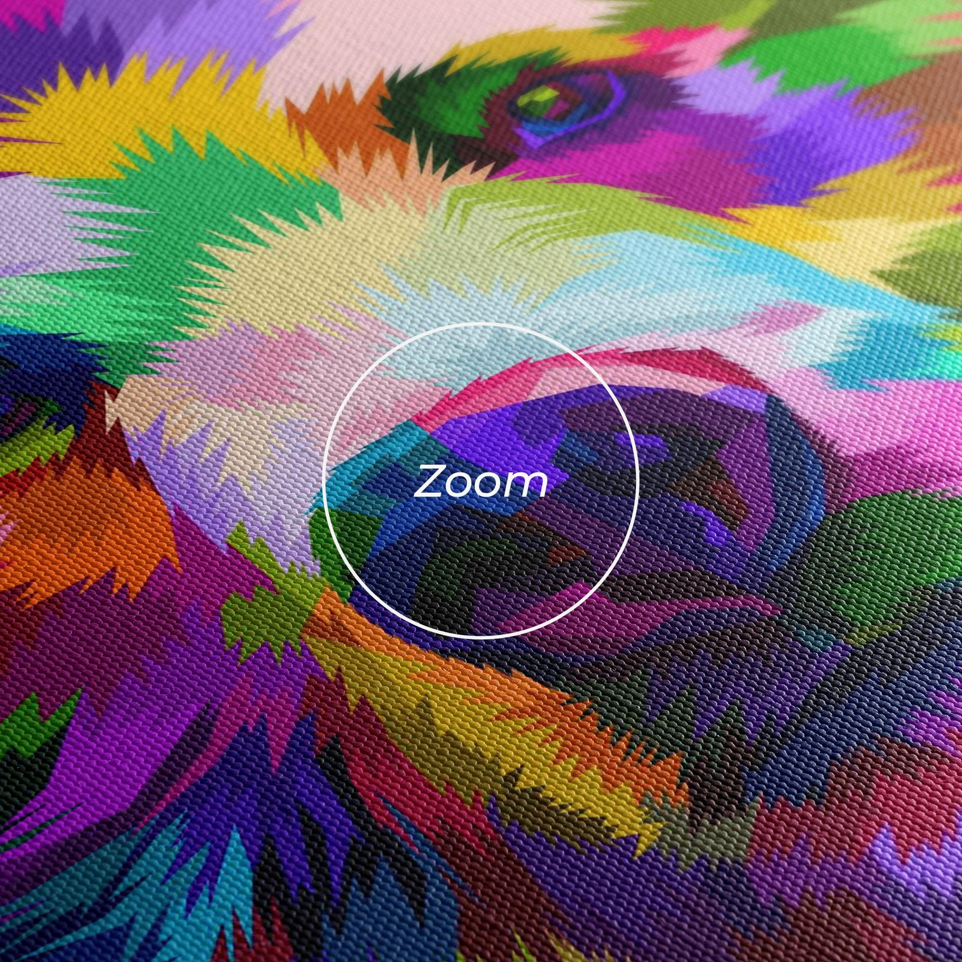 Картина на платно Bear Head Art mockup 3