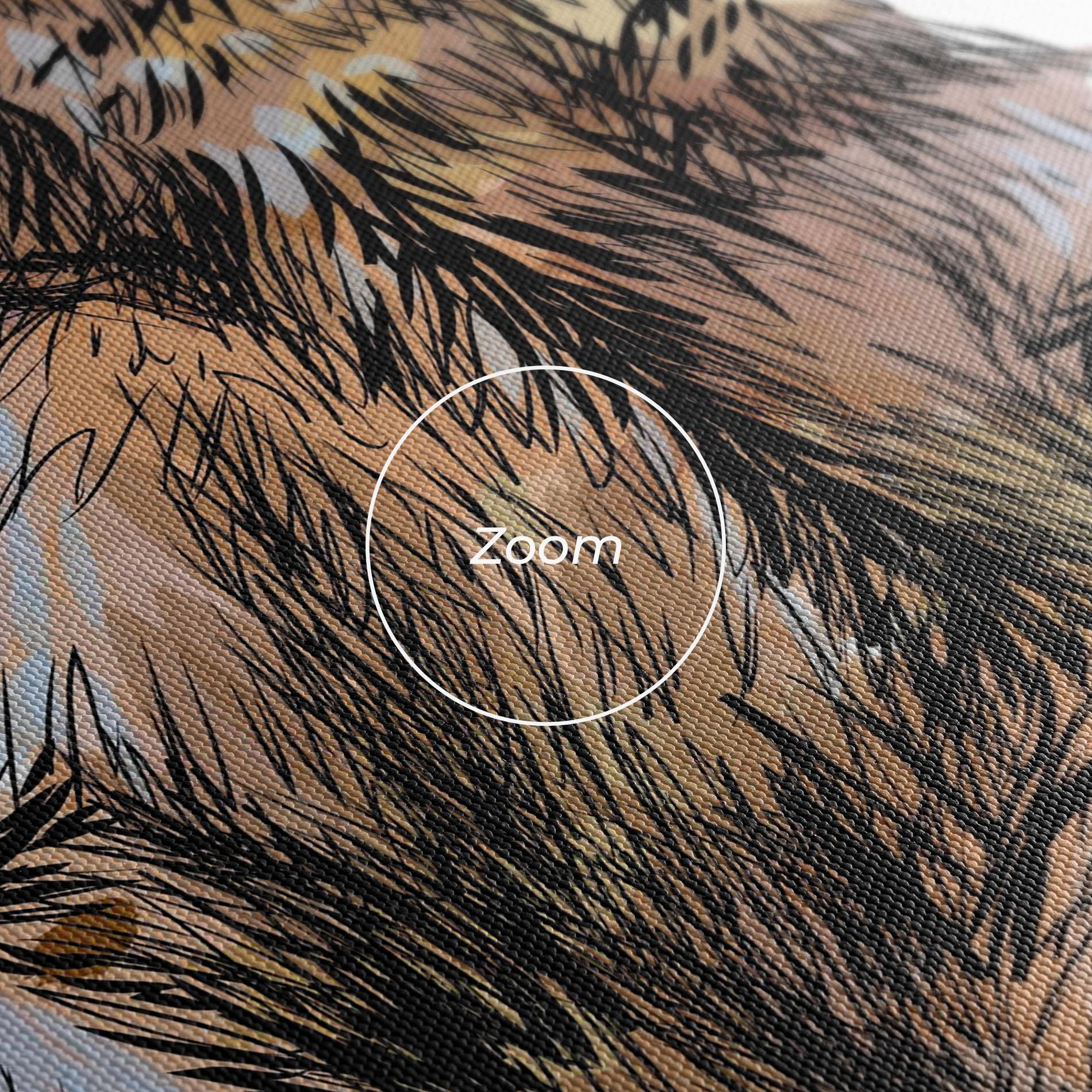 Картина на платно Butterfly Bear mockup 3