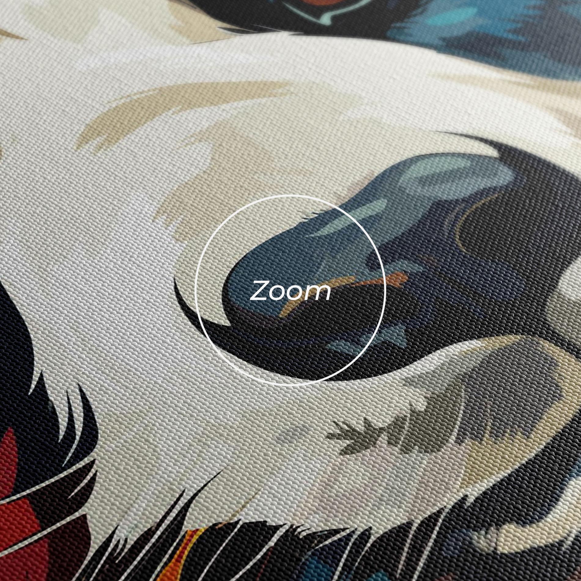 Картина на платно Cream Color Bear mockup 3