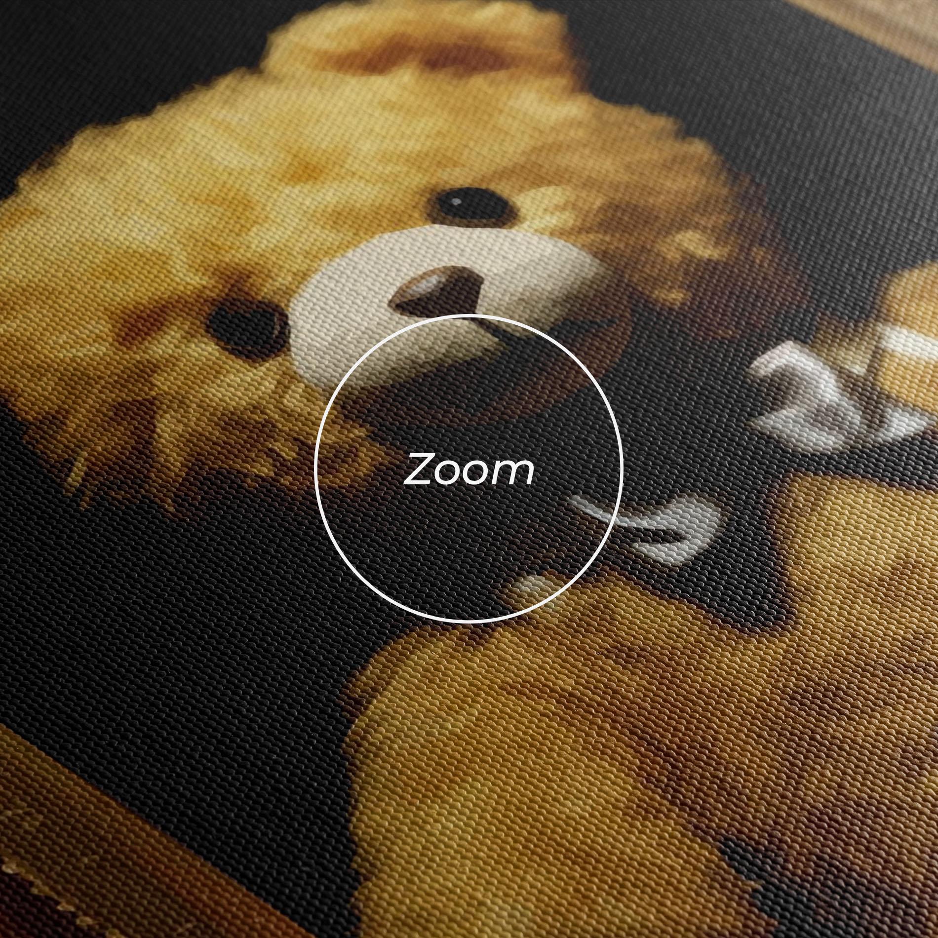 Картина на платно Frame Bear mockup 3