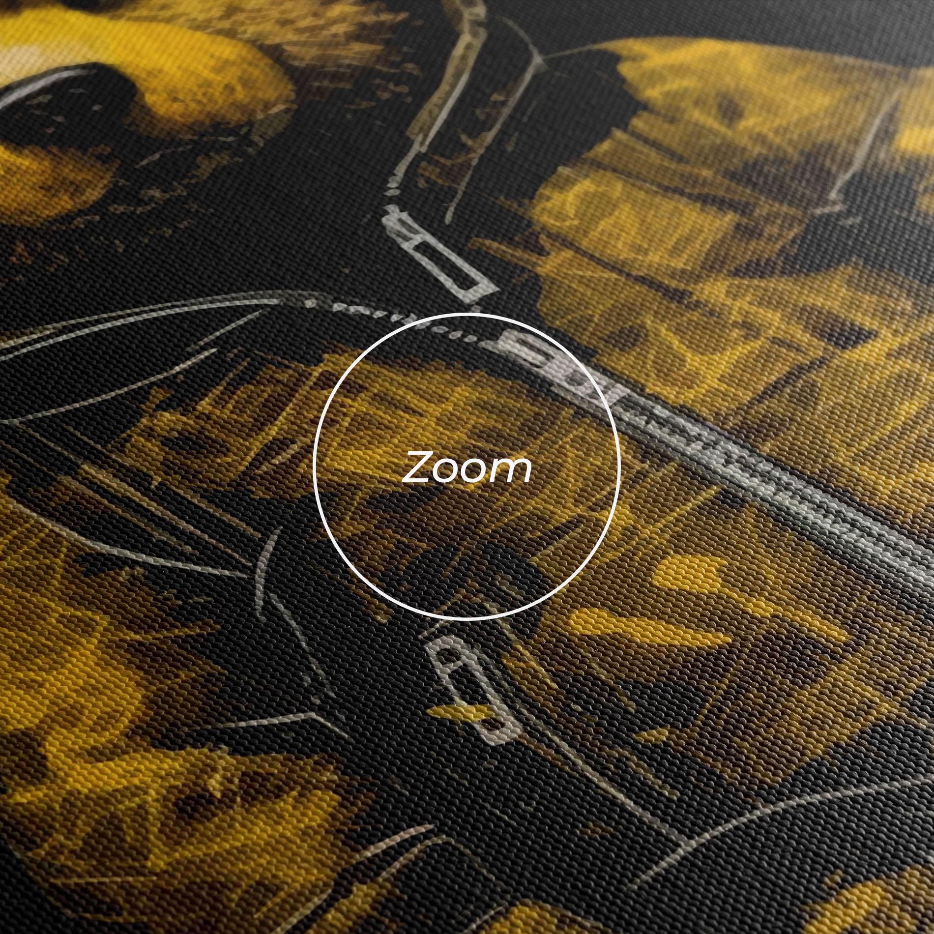 Картина на платно Yellow Bear mockup 3