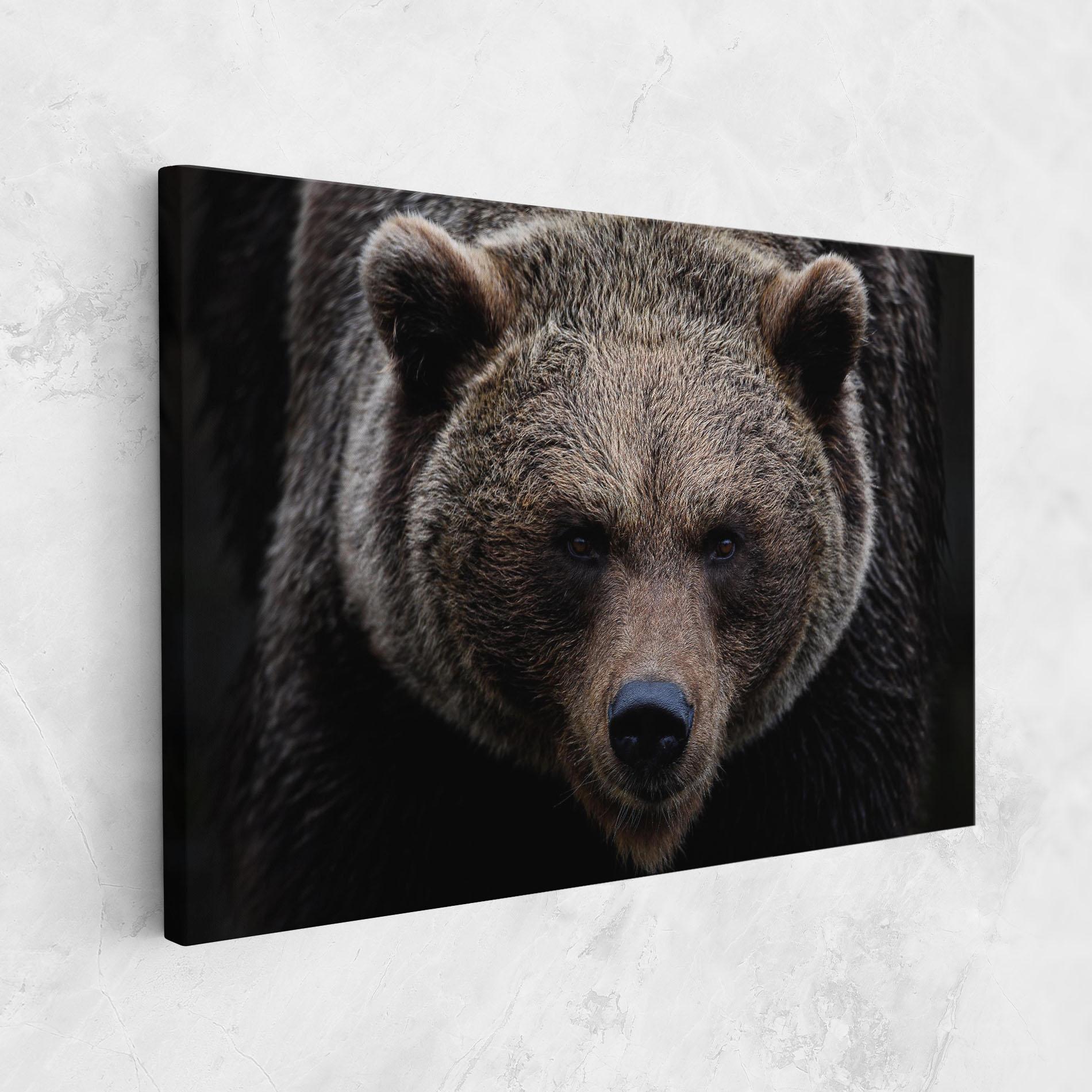 Картина на платно Brown Bear mockup 1