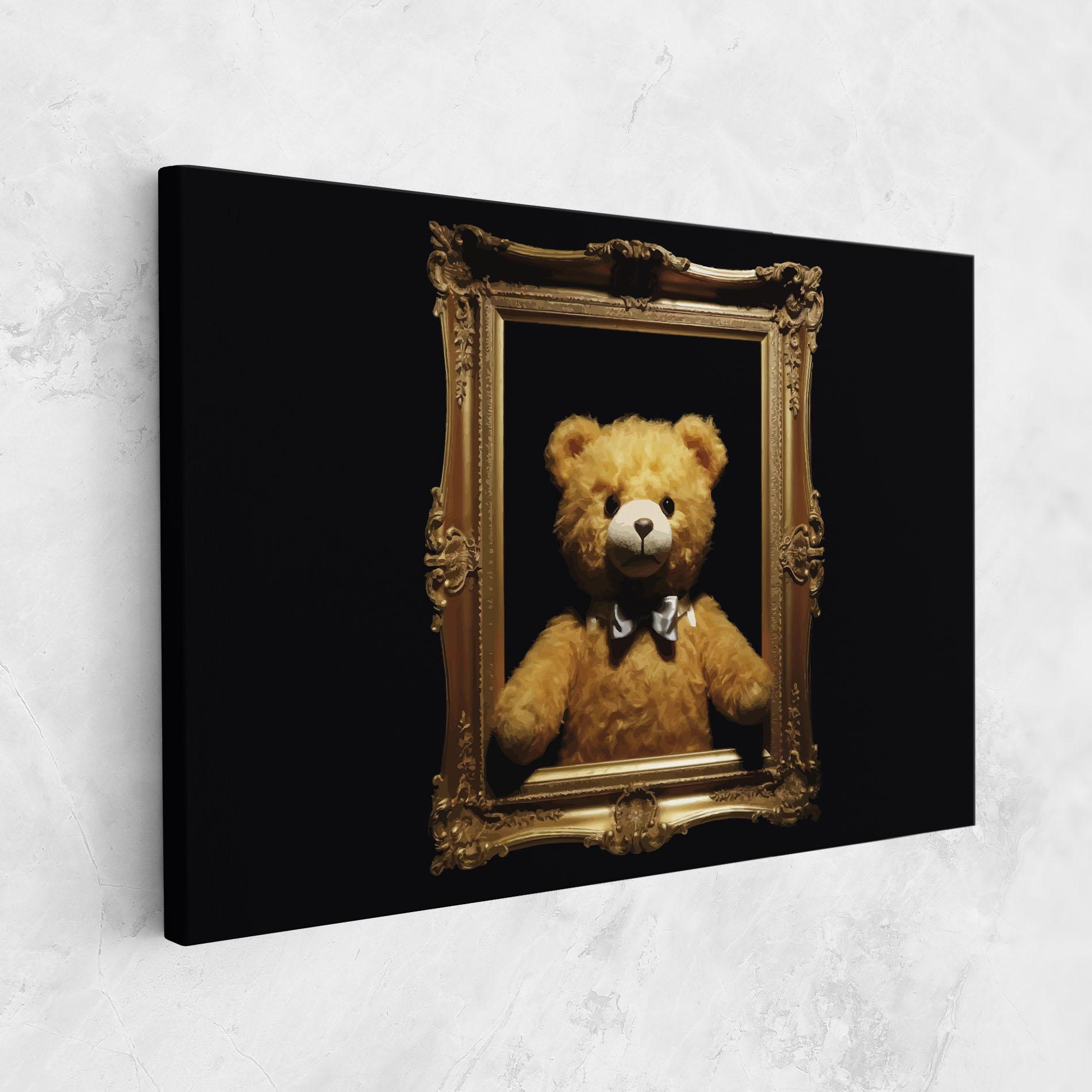 Картина на платно Frame Bear mockup 1