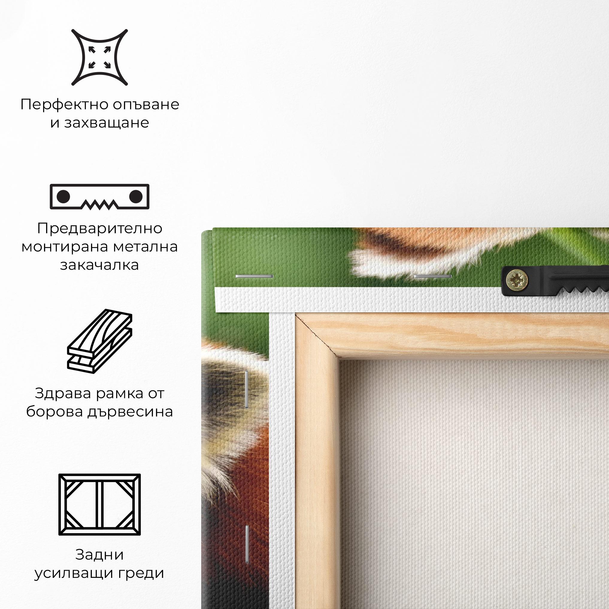 Картина на платно Cute Red Panda mockup 5