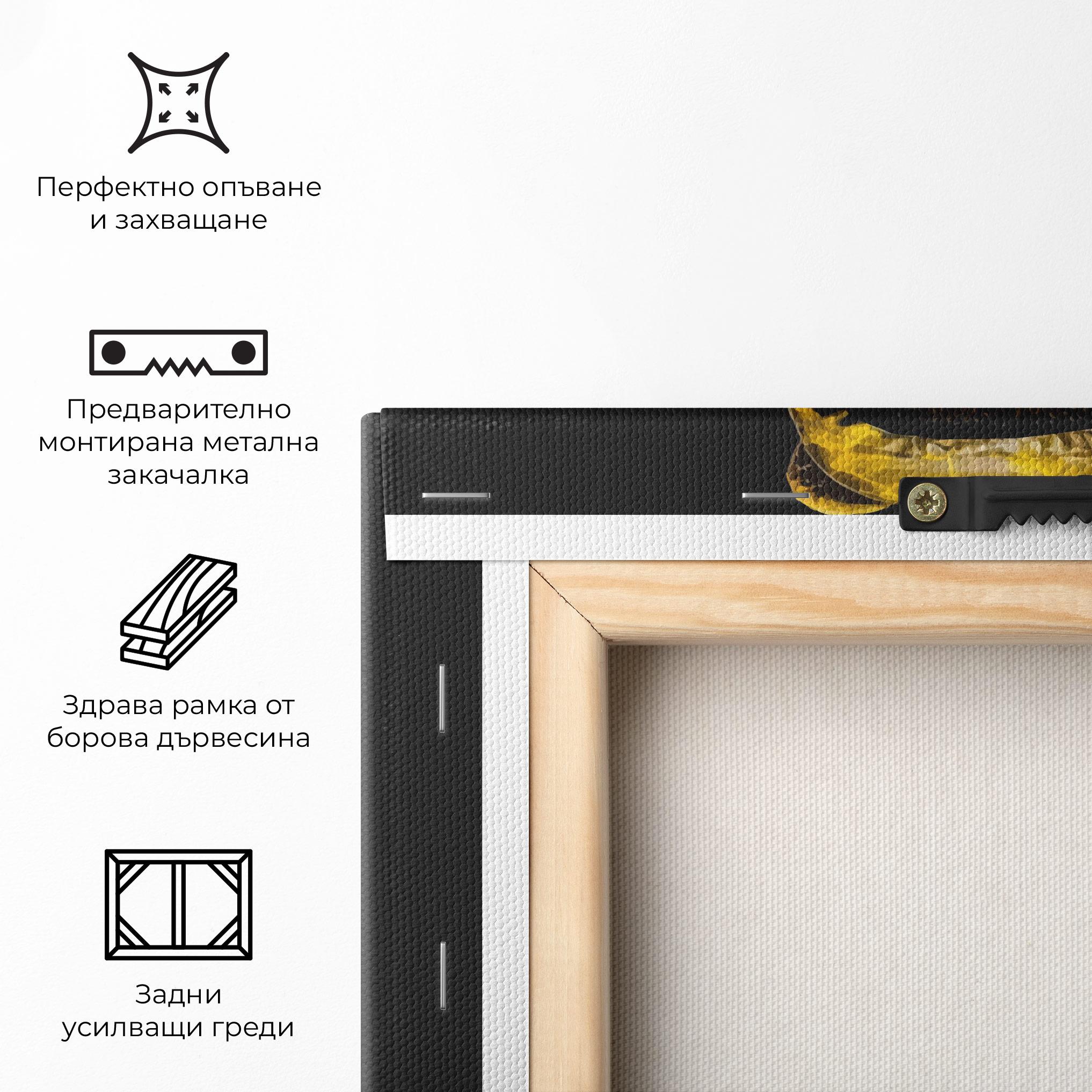 Картина на платно Yellow Bear mockup 5