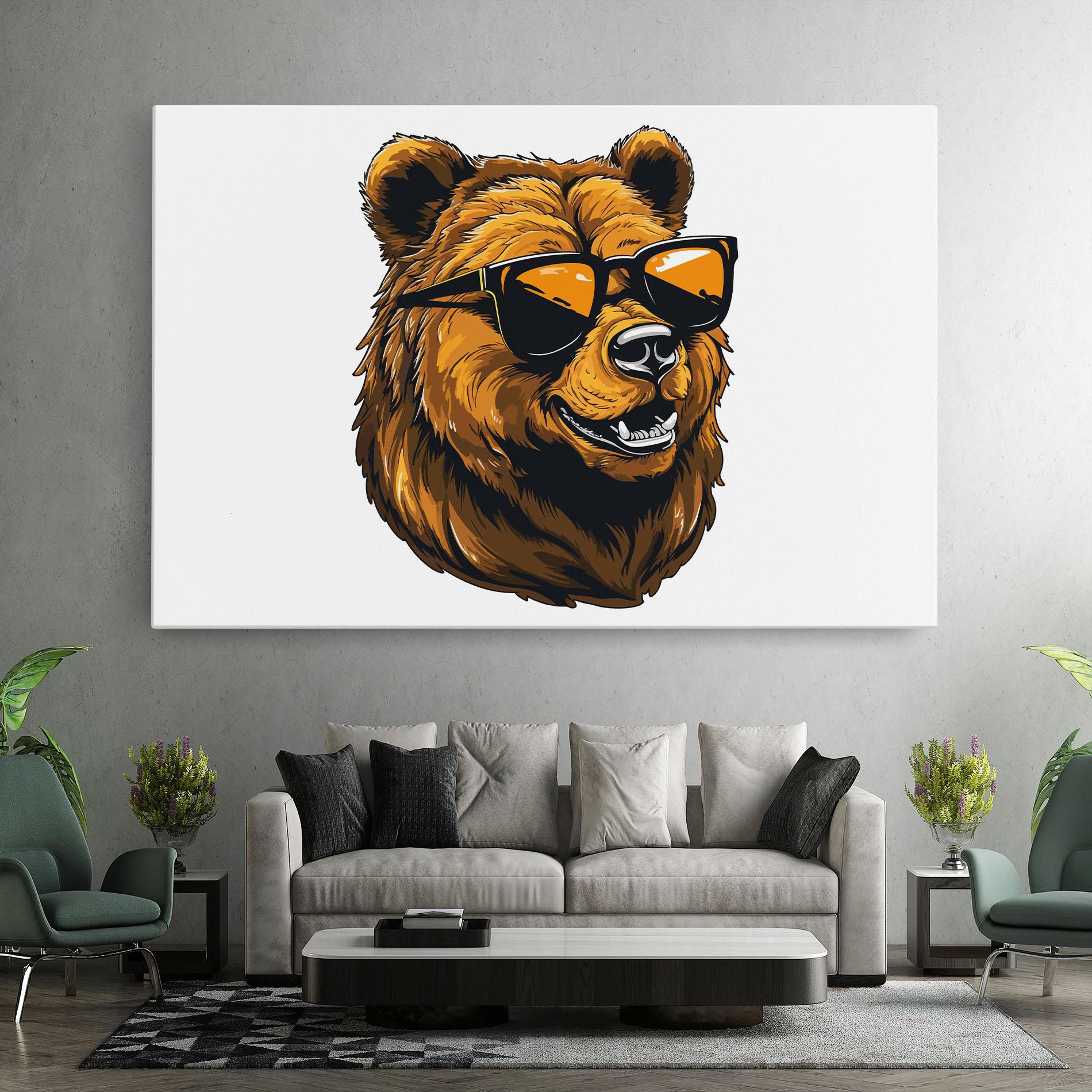 Картина на платно Cool Glasses mockup 7