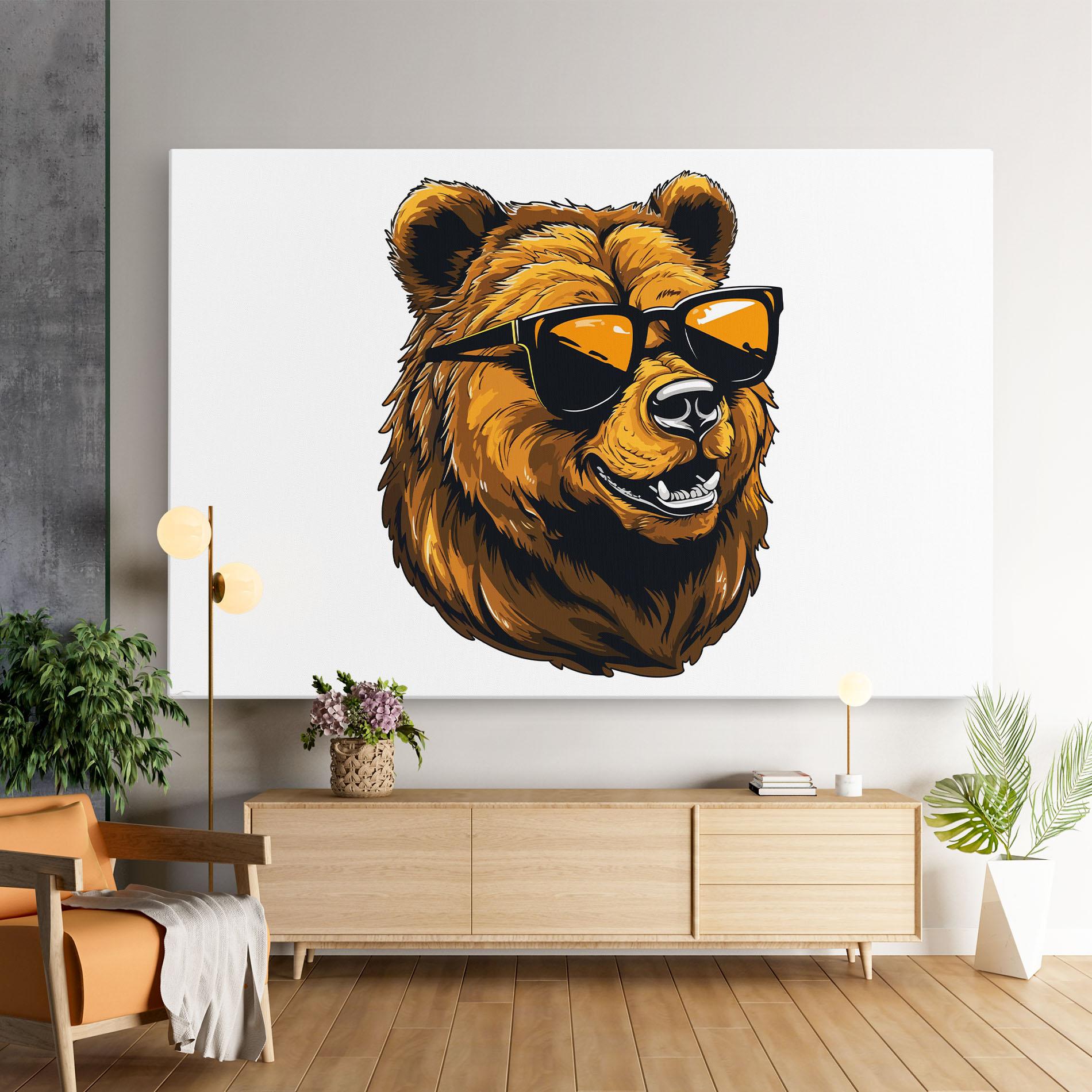 Картина на платно Cool Glasses mockup 9