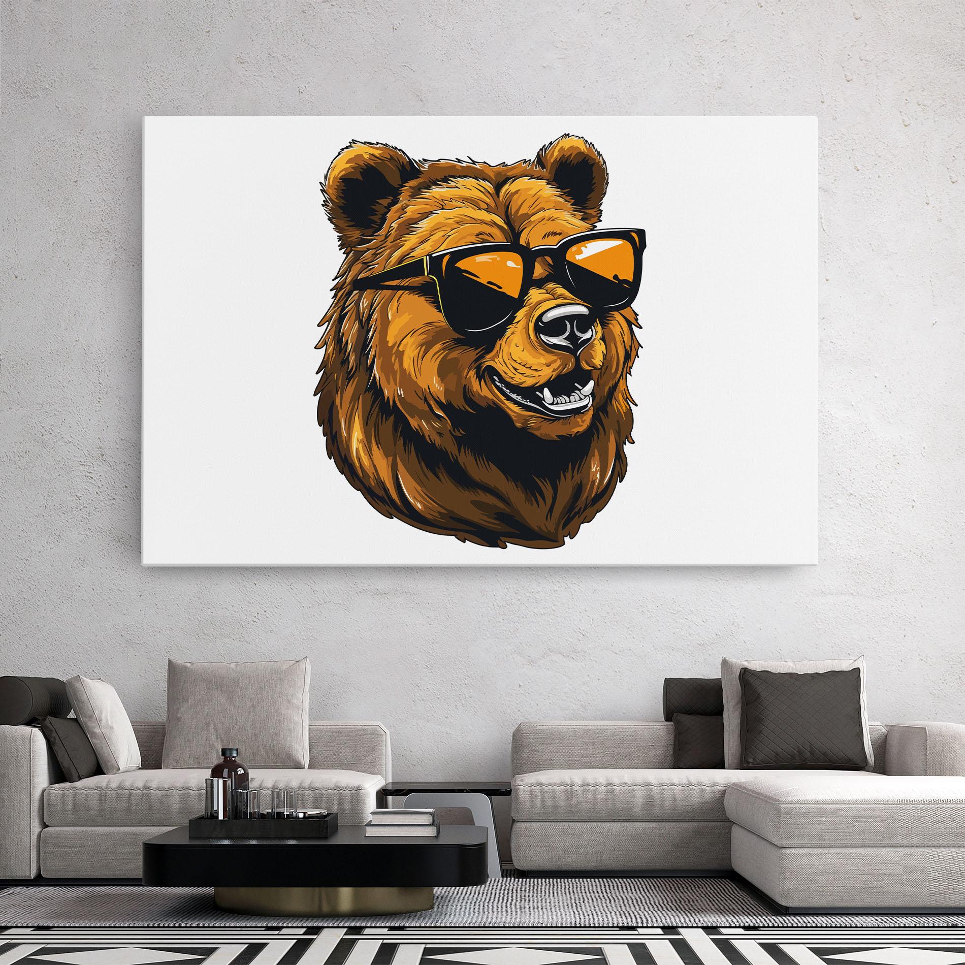 Картина на платно Cool Glasses mockup 2